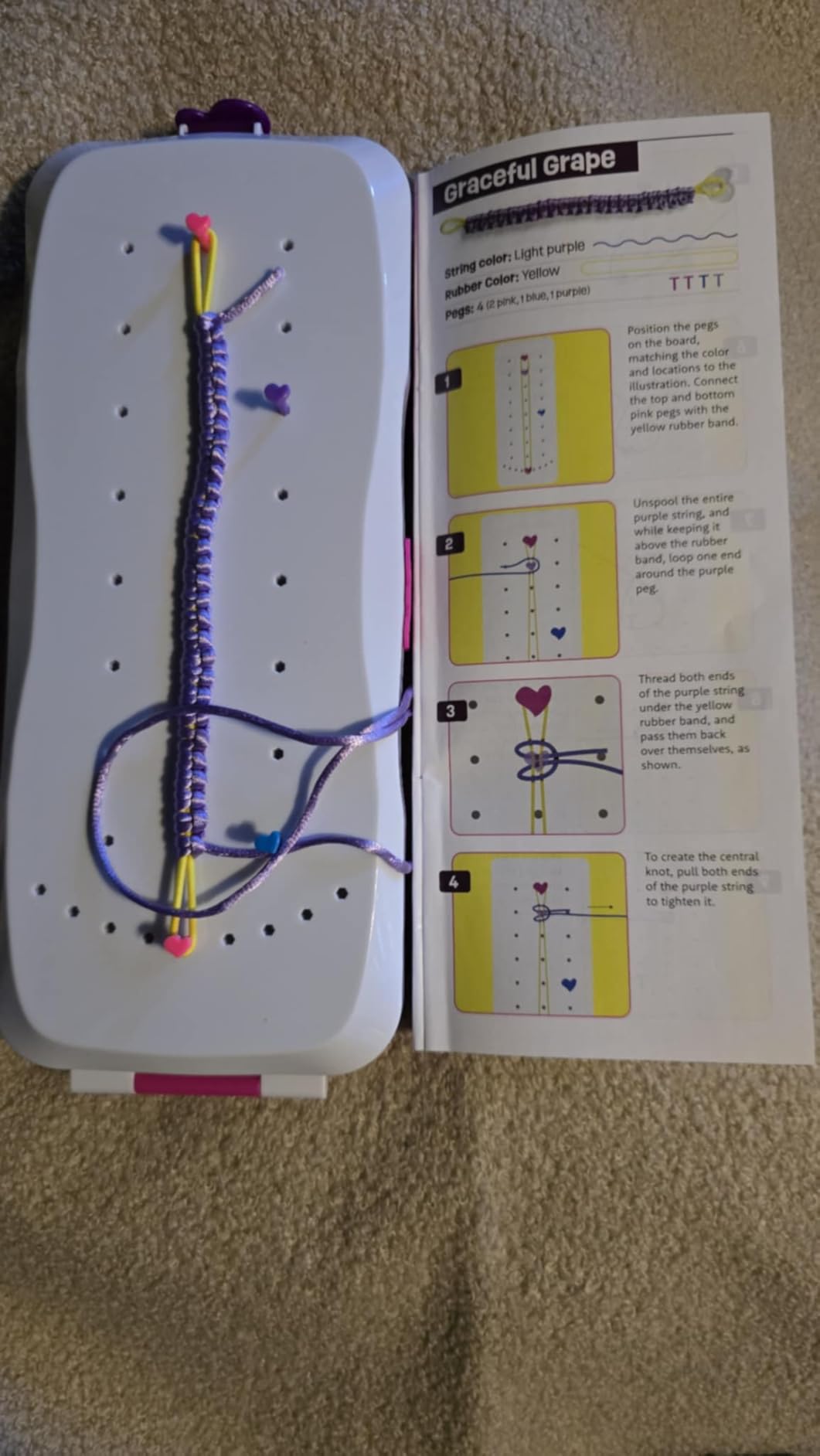 Pretty Me Friendship Bracelet Making Kit for Girls - Crafts for Girl - String Bracelets Maker - Gifts for 8-12 Year Old Kid - Birthday Gift Ideas & Kits Toys Ages 8, 9, 10, 11, 12 - Kids Age 8-12 Olds customer photo 2