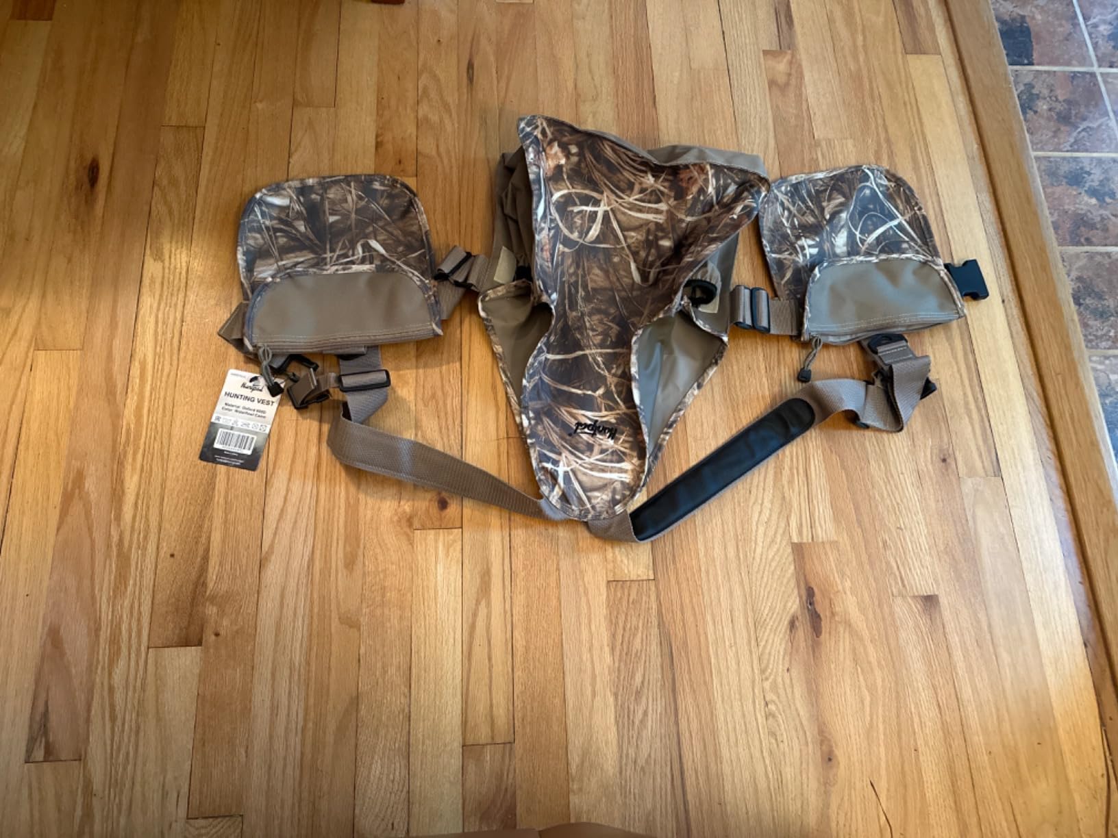 HUNTPAL Upland Bird Hunting Vest Tactical Backpack with Game Pouch, Pockets, Chest Strap and Waist Belt, Fit for Bird Hunting customer photo 2