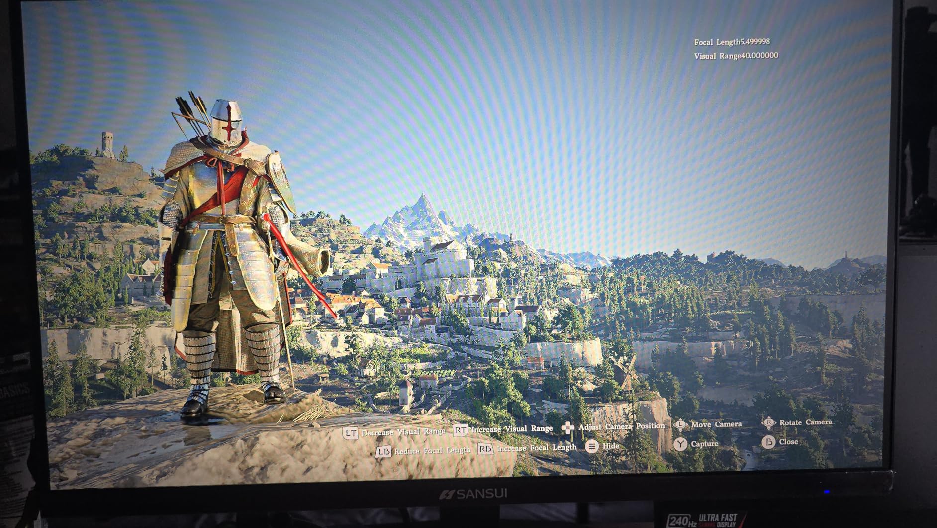 SANSUI Gaming Monitor, 24 Inch 180Hz, FHD 1080P 1ms 110% sRGB Computer Monitor, HDMI DP Ports VESA Support for Game Office (HDMI Cable Included) customer photo 2