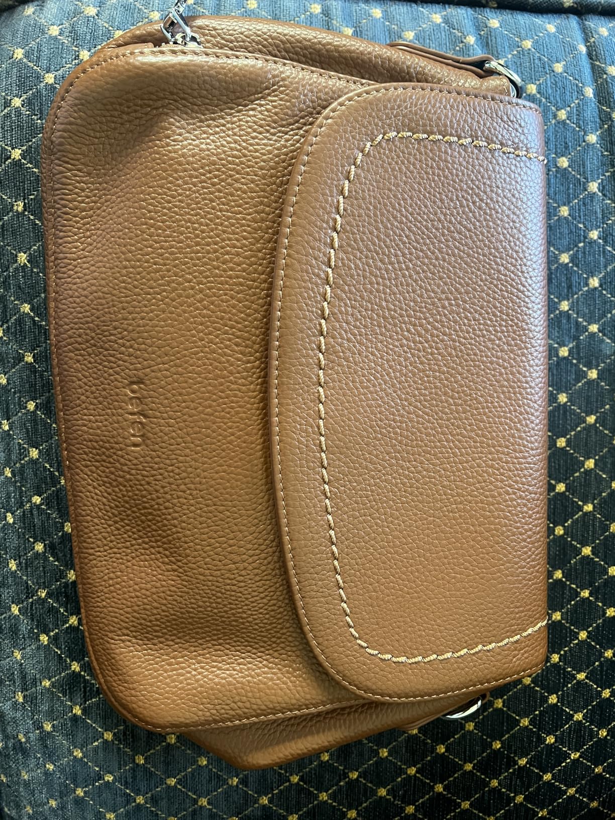 Genuine Leather Crossbody Bags for Women with Built in RFID Wallet Medium Womens Saddle Bag Cross Body Purse customer photo 2