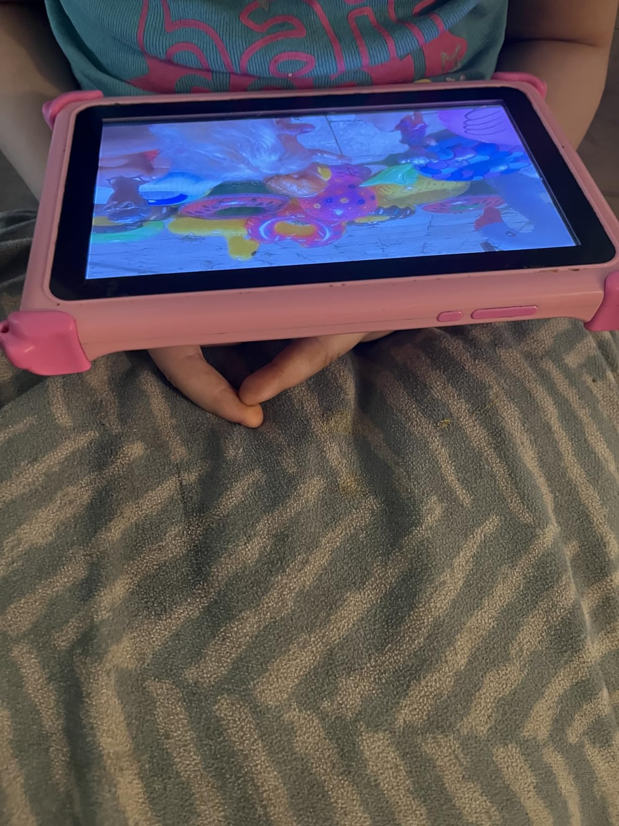 Kids Tablet 7 inch Tablets for Kids 3-7 32GB Toddler Tablet with Protective Case Android Kid Learning Tablets with WiFi YouTube Parental Control Netflix GMS Child Computer for Baby Boys Girls (Blue) customer photo 2