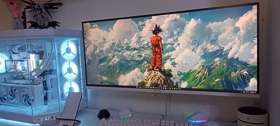 CRUA 27'' Gaming Monitor 360HZ 2k 1440P 120%sRGB IPS Computer Display Screen, Height/Pivot/Swivel/Tilt Adjustable Vertical Monitor Support FreeSync, Built in Speaker, DP1.4 & HDMI2.1, Wall Mount-Black customer photo 1