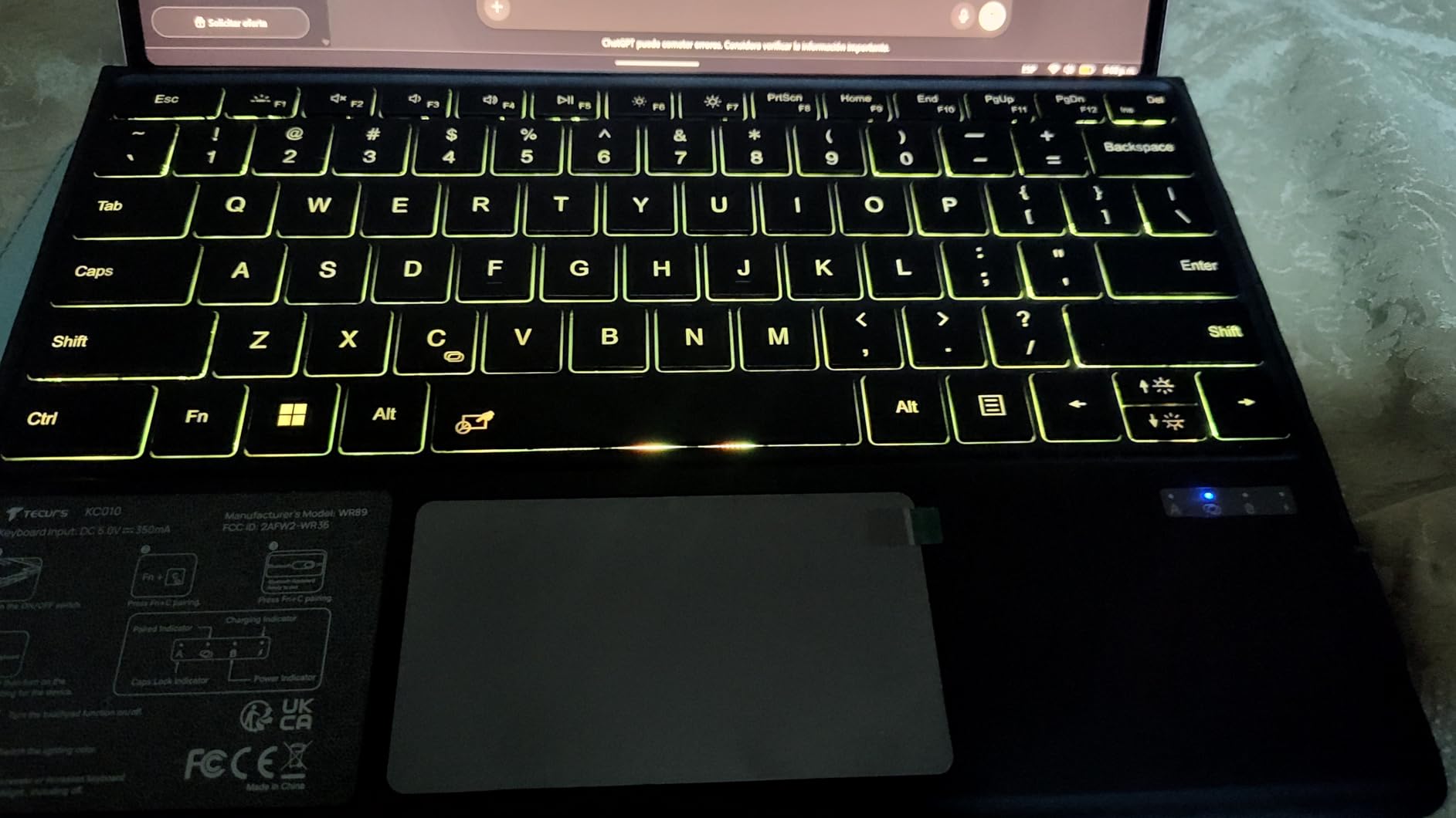 TECURS Bluetooth Keyboard for Microsoft Surface Pro 11/10/9/8/X (13