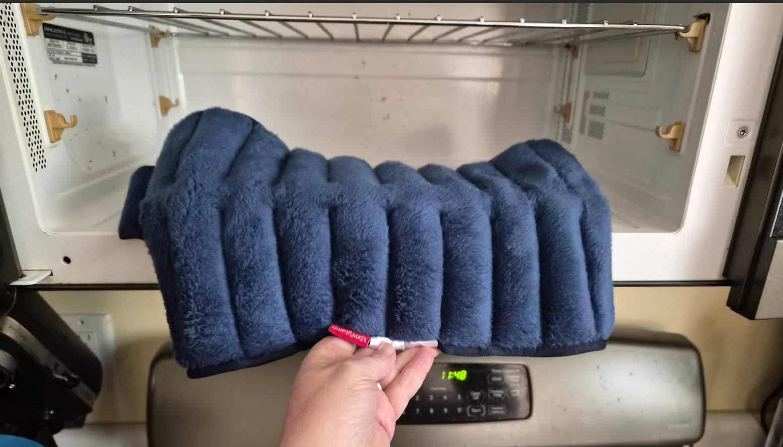 Comfytemp Microwave Moist Heating Pad for Back Pain Relief, Sciatica Recovery Must Have, Microwavable Hot Therapy for Lower Lumbar, Cramps, Waist Warm Compress customer photo 1