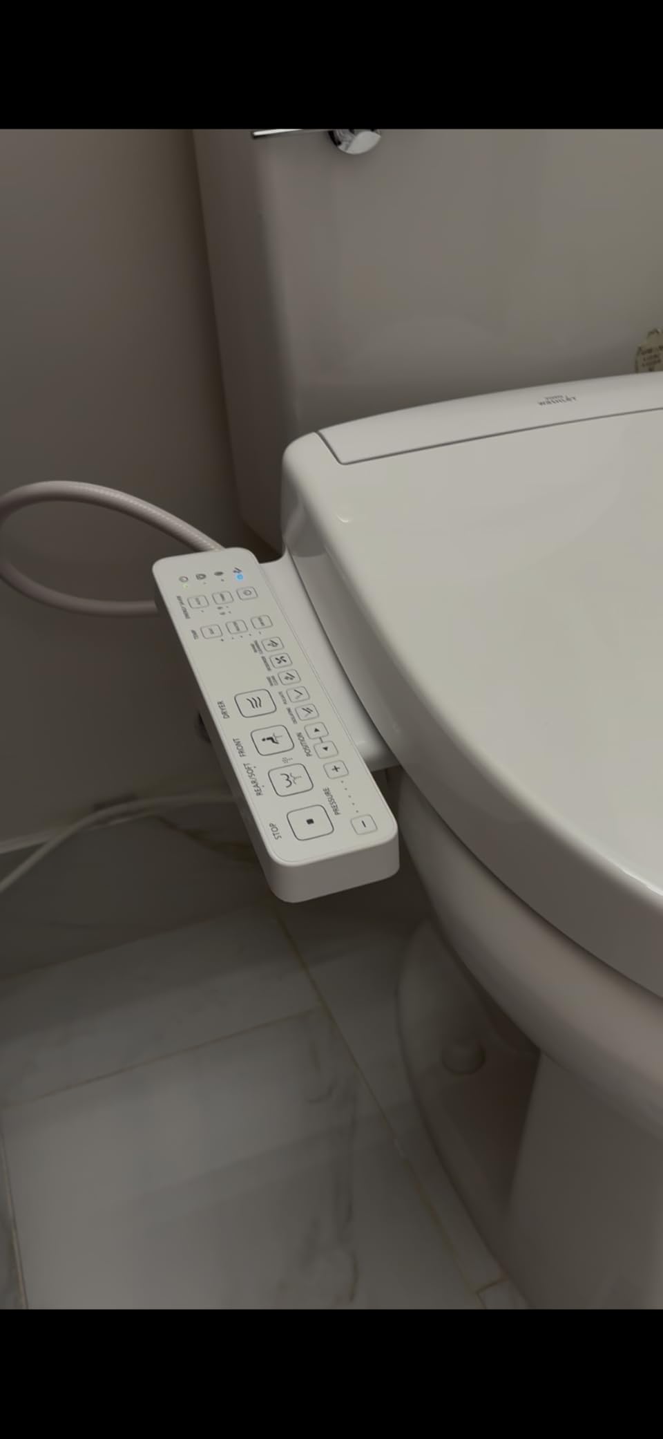 TOTO WASHLET S2 Electronic Bidet Toilet Seat with Instantaneous Water Heating, PREMIST and EWATER+ Wand Cleaning, Elongated, Cotton White customer photo 1