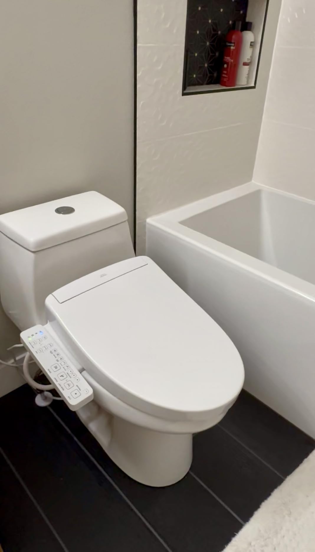 TOTO WASHLET S2 Electronic Bidet Toilet Seat with Instantaneous Water Heating, PREMIST and EWATER+ Wand Cleaning, Elongated, Cotton White customer photo 2