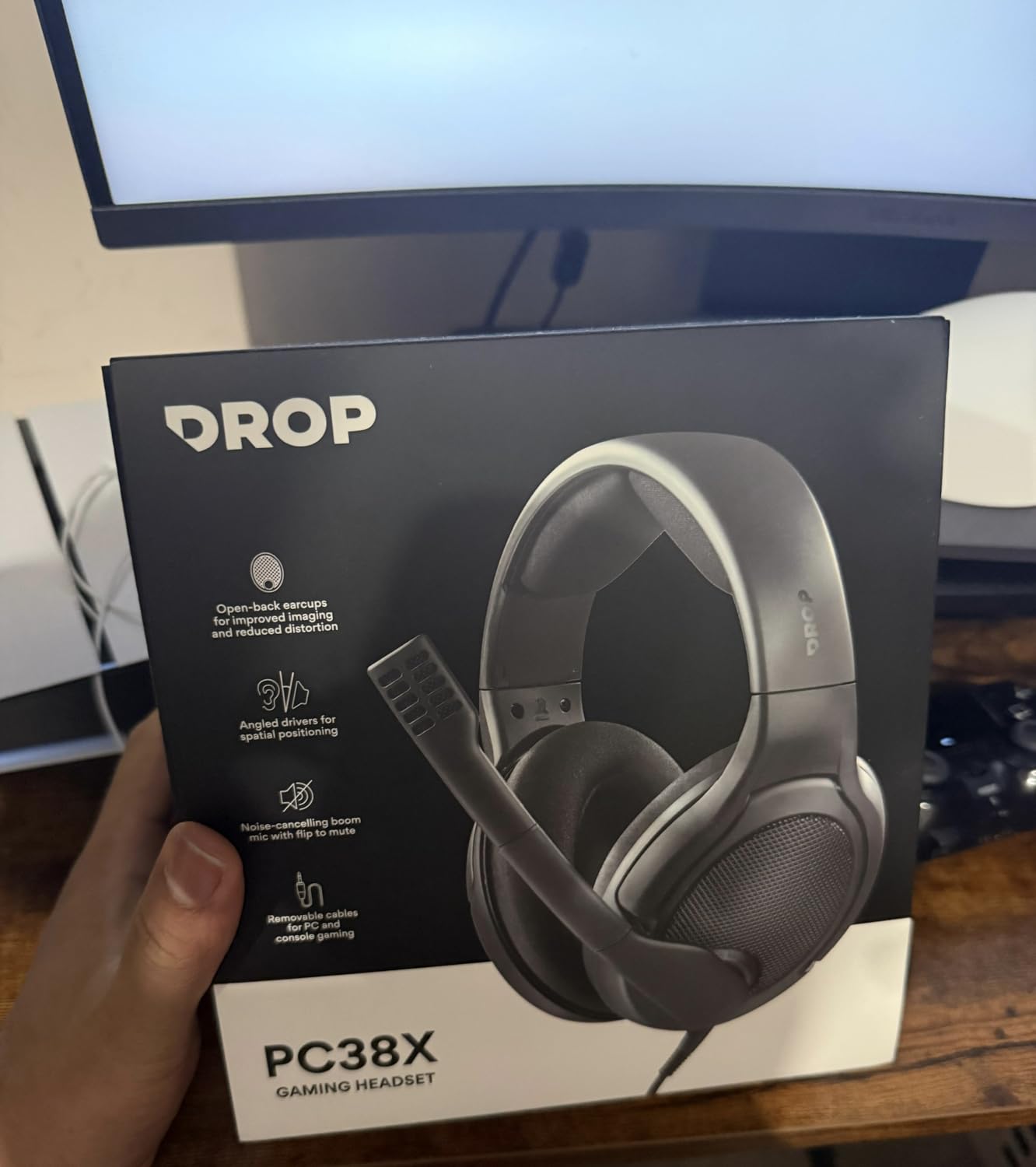 EPOS Sennheiser PC38X Gaming Headset - Open-Back Over-Ear Design with Noise-Cancelling Mic, Compatible with PC, PS5, PS4, Xbox, Switch, Mobile customer photo 1