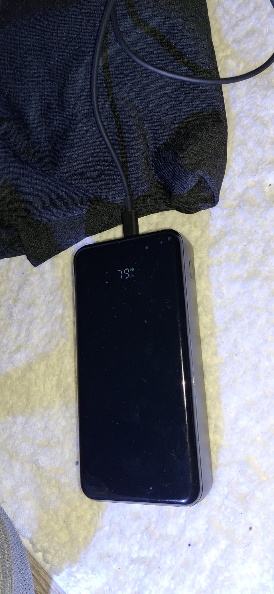 Portable Charger,50000mAh Power Bank Built-in Cable, 22.5W PD USB C In & Out Fast Charging, External Battery Pack with 6 Output & 2 Input, Travel Phone Charger for iPhone 17/16/15/14/13/12(Black) customer photo 1