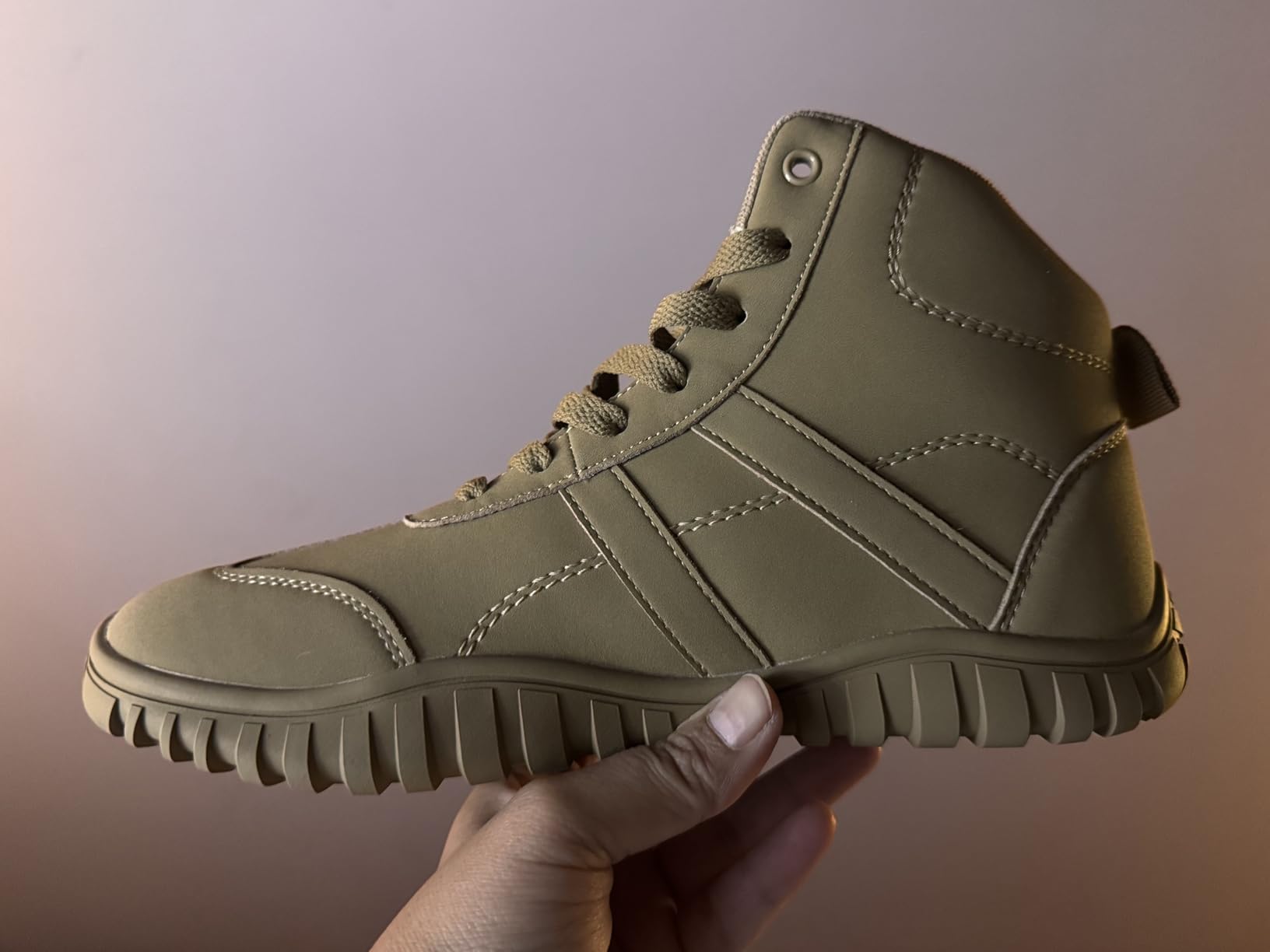Unisex Wide Barefoot Boots for Mens Womens Hiking Outdoor Walking Shoes customer photo 2