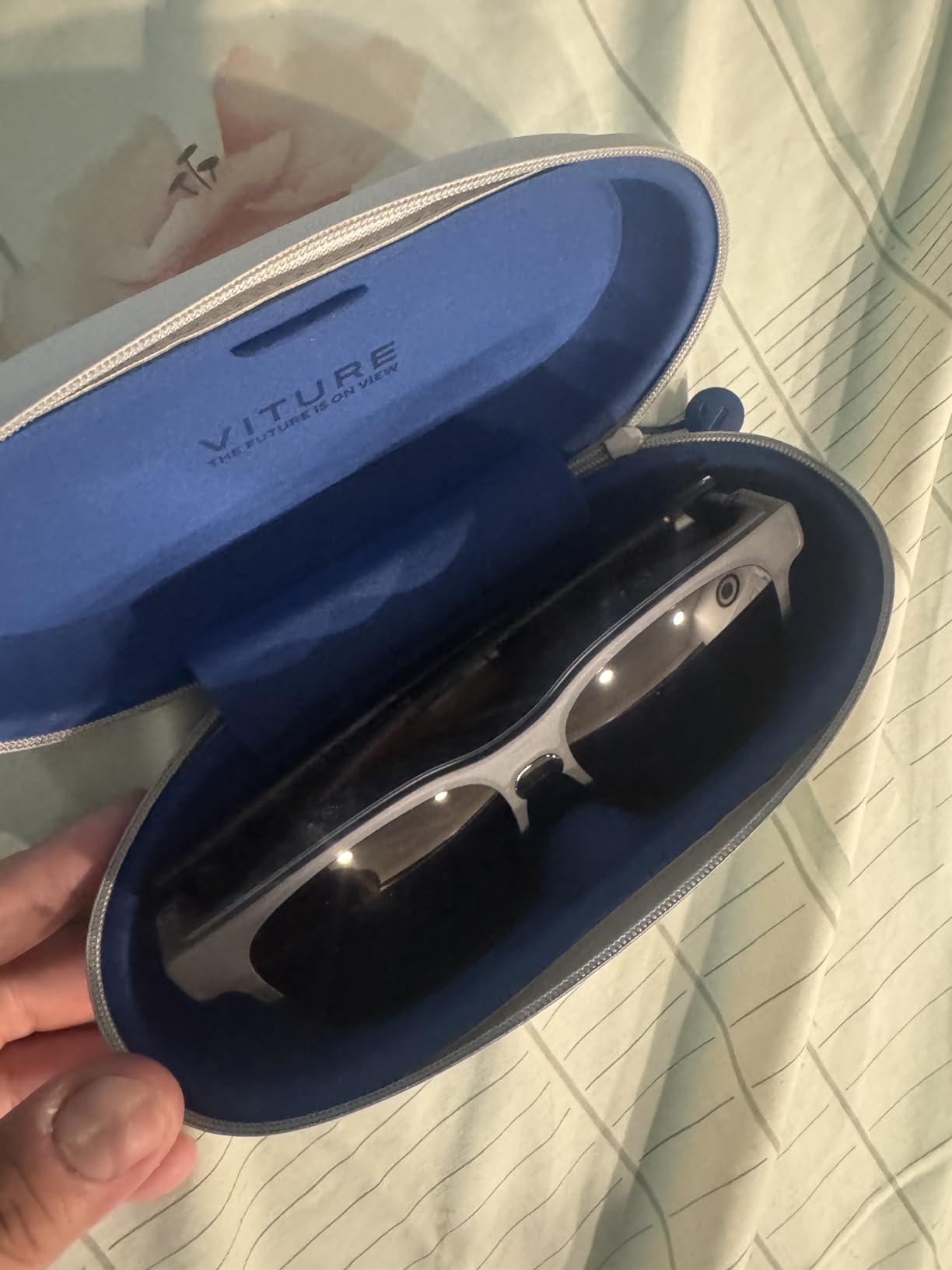 Viture Luma AR/XR Glasses - 146 inch 1200p Ultra Sharp Display, 50 degree FOV, 3Dof, Electrochromic Film, Myopia Adjustments, Smart Glass for iPhone17/16/15, Android, Mac, PC, Steam Deck, PS5, Switch, Switch 2 customer photo 1