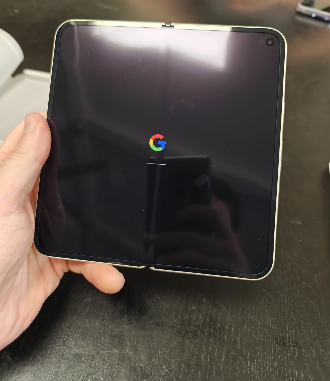 Google Pixel 10 Pro Fold - Unlocked Android Smartphone - Gemini AI Assistant - Advanced Triple Rear Camera System - 24+ Hour Battery - Foldable Display - Moonstone - 512 GB (2025 Model) customer photo 1