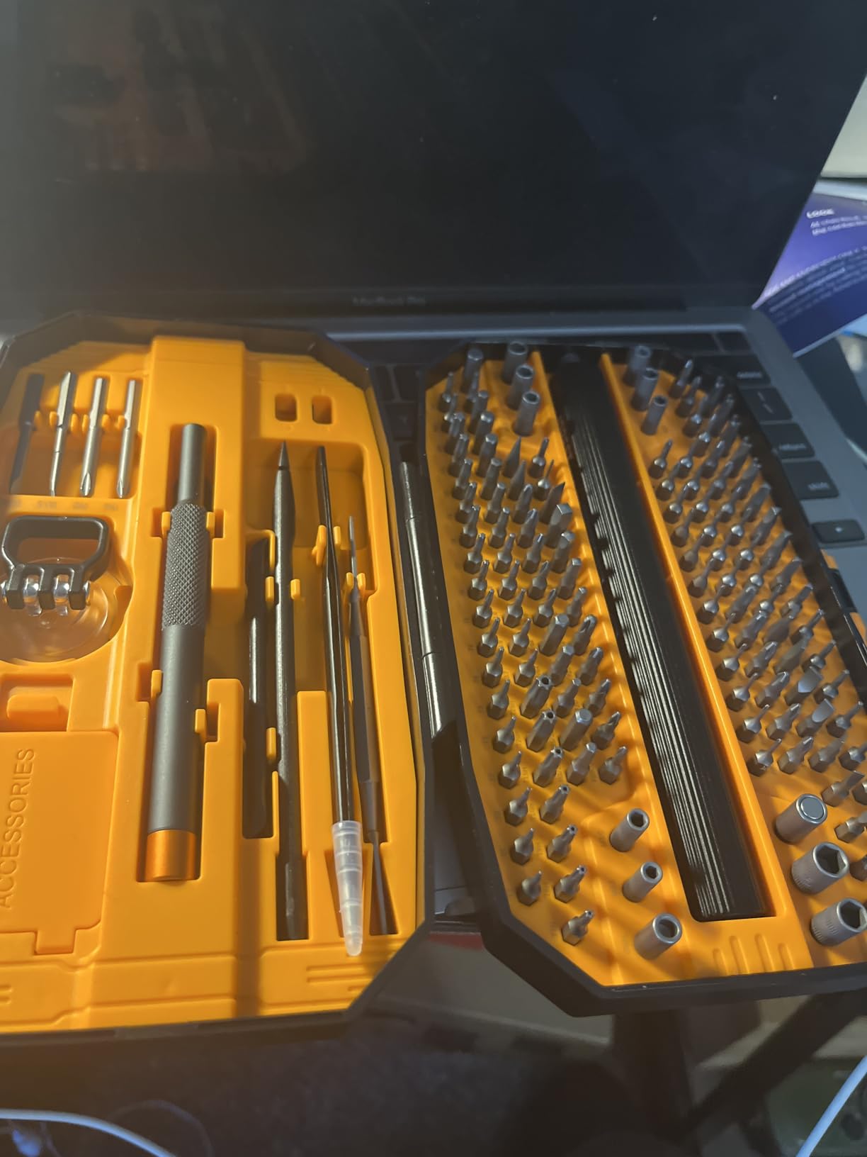 JOREST 155 in 1 Mini Electric Screwdriver Cordless, Precision Power Screwdriver Set, 5 Torque Levels (Max 0.75N.m), Gifts for Men, Magnetic Repair Tool Kit for iPhone, PC, Laptop, PS4 PS5, Xbox, Watch customer photo 2