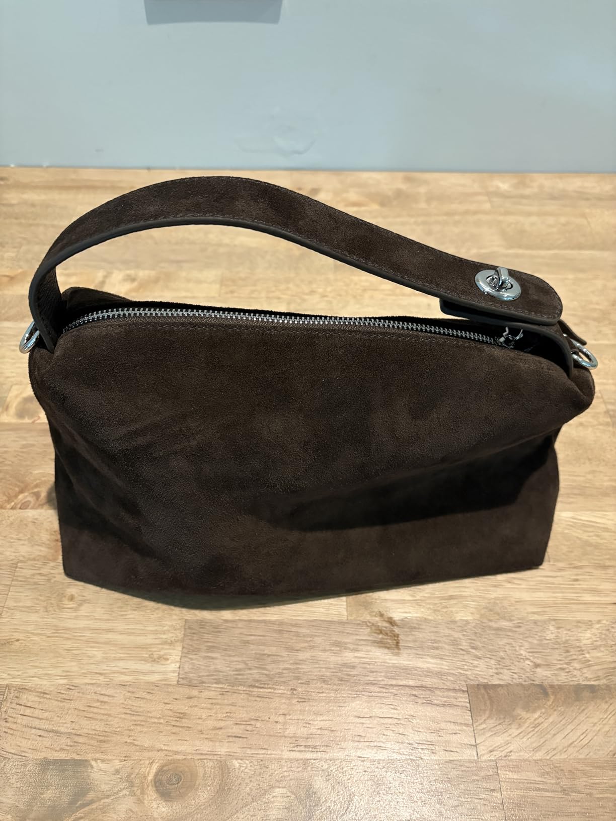 Premium Suede Leather Crossbody Bags for Women, Slouchy Suede Shoulder Bag with Adjustable Strap and Tote Handbag customer photo 2