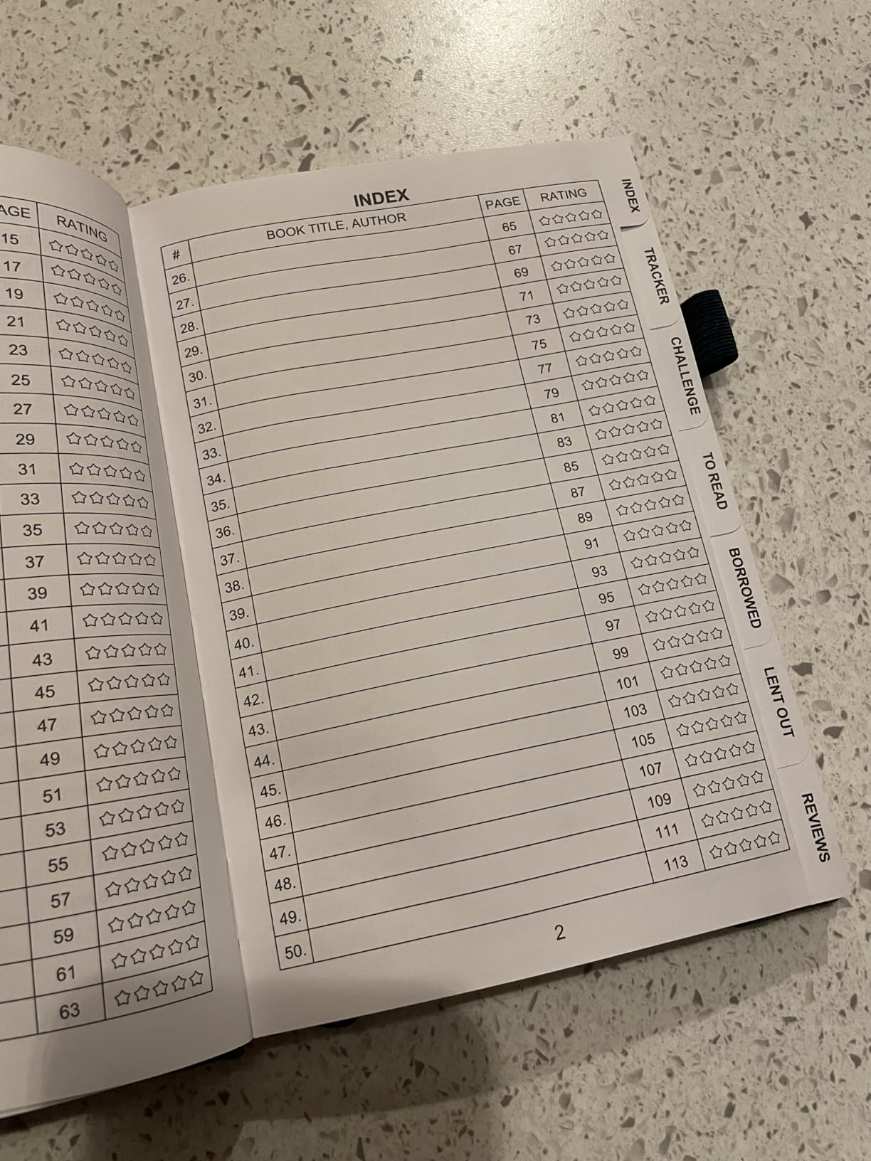 Reading Journal for Book Lovers - 75 Book Journal Reading Log for Book Tracking, A5 Linen Book Review Journal with TBR Tracker List, Ratings, Challenges, Prompts, and Index - Peony customer photo 1