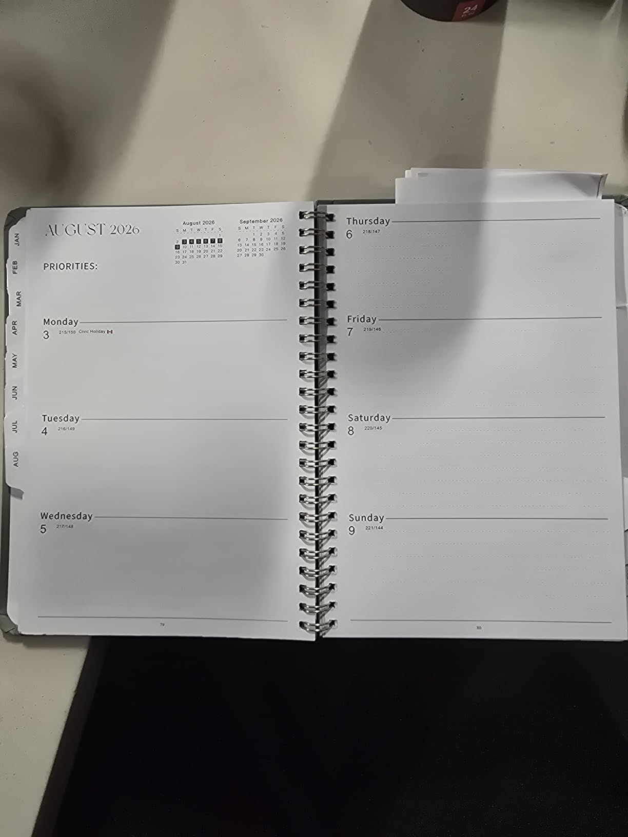 2026 Planner, Weekly and Monthly Calendar Academic Planner, Jan 2026 - Dec 2026, Planning Agenda Book for Desk Accessories and School Supplies - A5 (6.3'' x 8.5'') customer photo 1