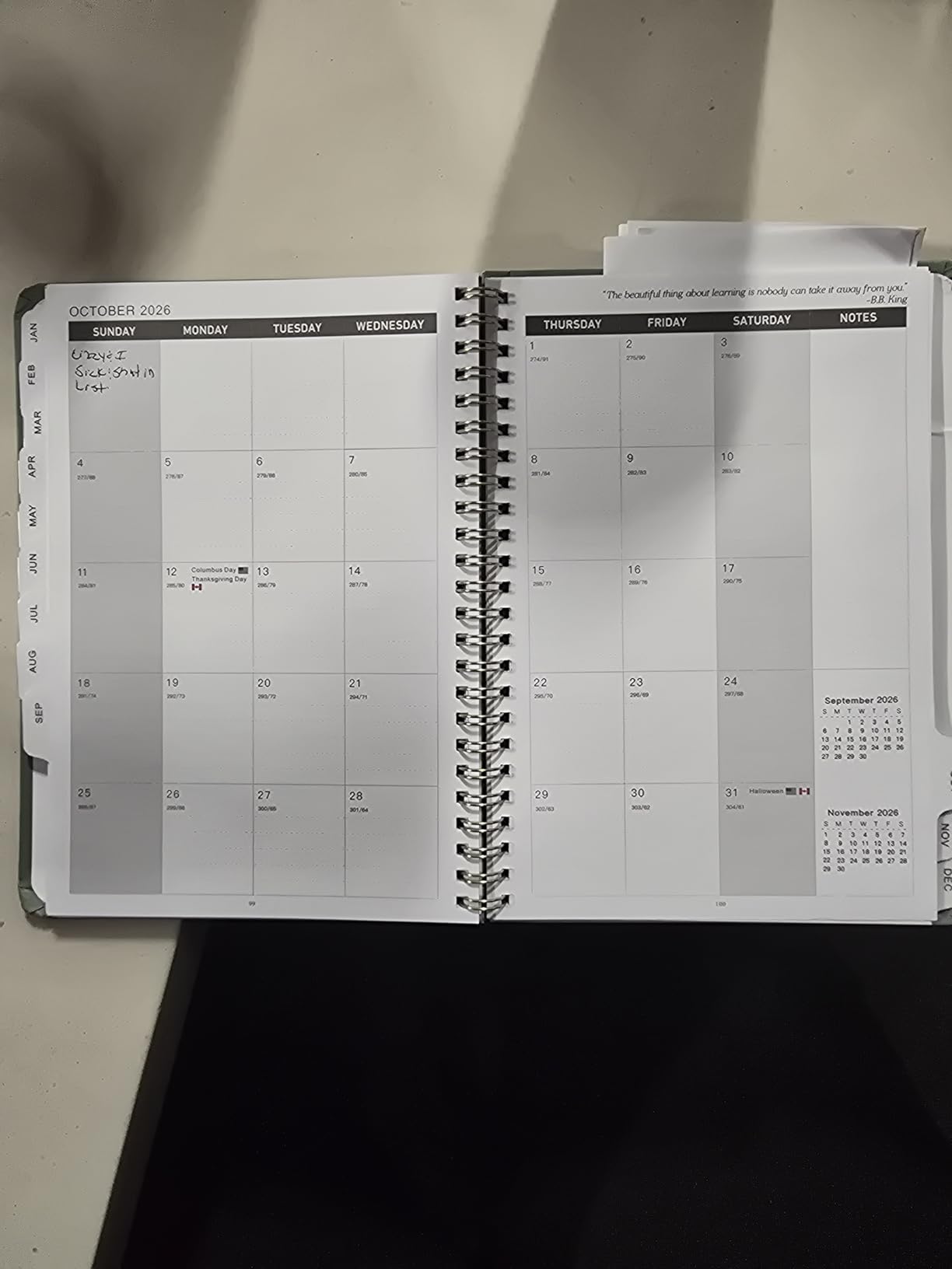 2026 Planner, Weekly and Monthly Calendar Academic Planner, Jan 2026 - Dec 2026, Planning Agenda Book for Desk Accessories and School Supplies - A5 (6.3'' x 8.5'') customer photo 2