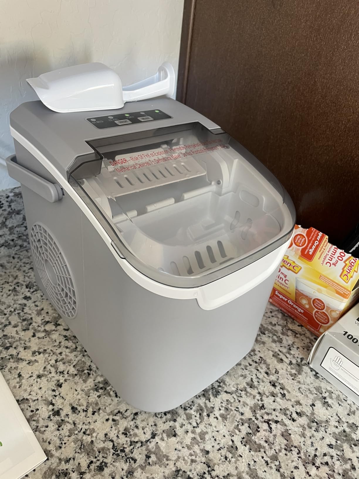 Antarctic Star Nugget Ice Maker Countertop - 44LB/Day, Self-Cleaning Portable Ice Machine with LED Display, 10-15 Minute Fast Ice Making for Home/Office/Bar customer photo 1