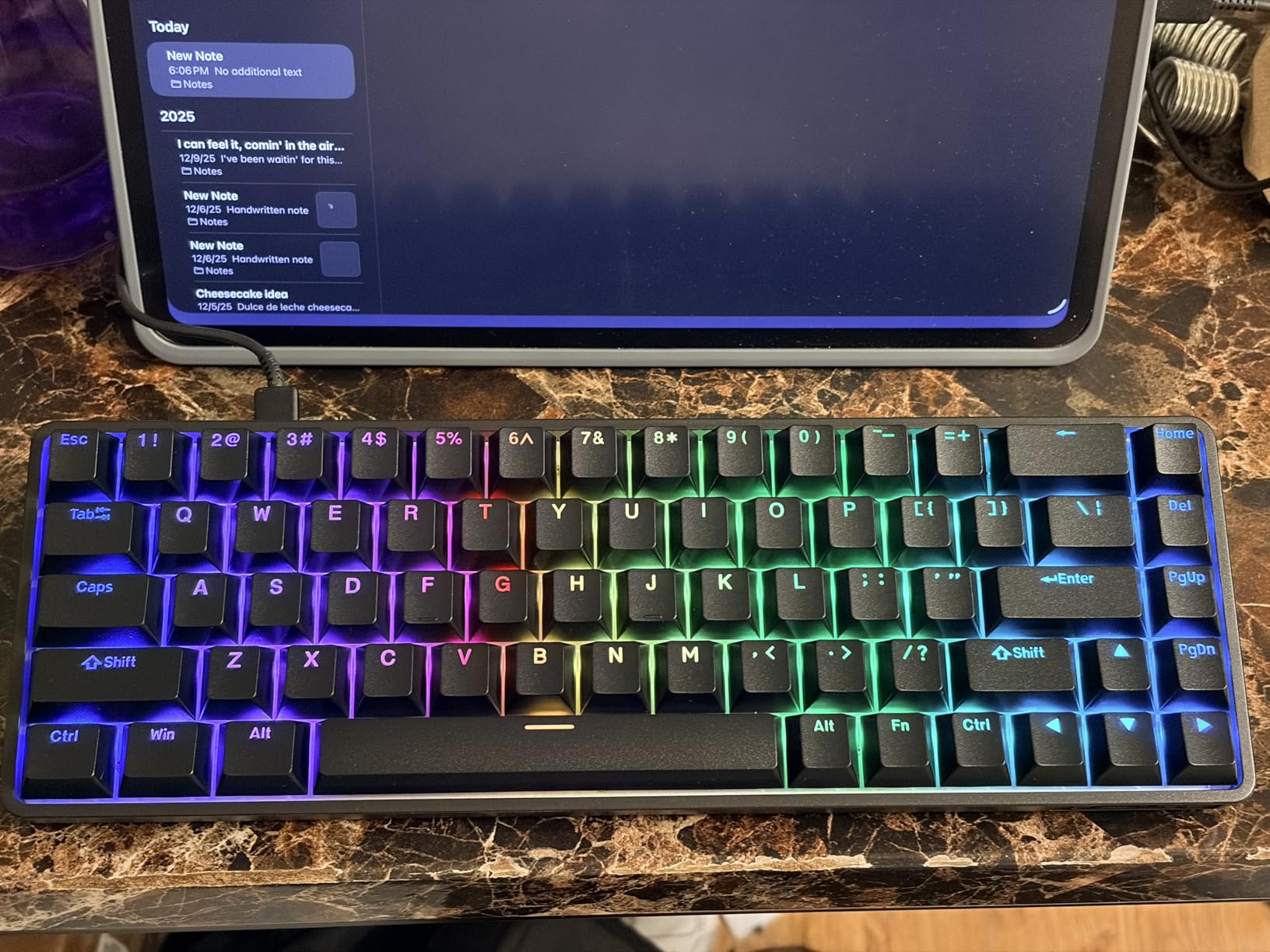 TMKB 60% Hall Effect Magnetic Mechanical Gaming Keyboard, 8K Hz, Web Driver No App, Rapid Trigger, Adjustable Actuation, RGB Balcklit, Wired Keyboard for PC Laptop Gamer customer photo 1