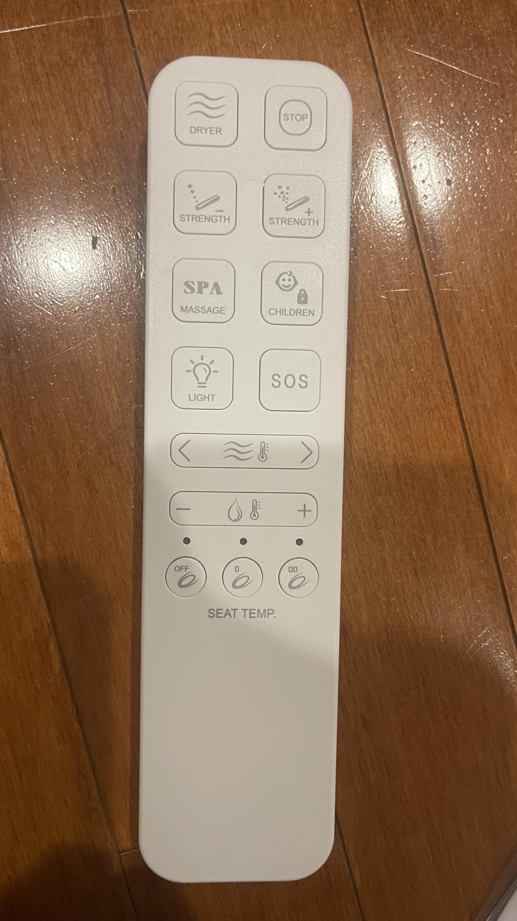 SR SUN RISE Electric Bidet Toilet Seat Elongated - Dual Nozzles for Female and Hip, Comfort Heated Seat and Air Dryer, 6 Wash Modes, Remote and Knob Control, Silent Close Lid, Nightlight, Ultra-Slim customer photo 1