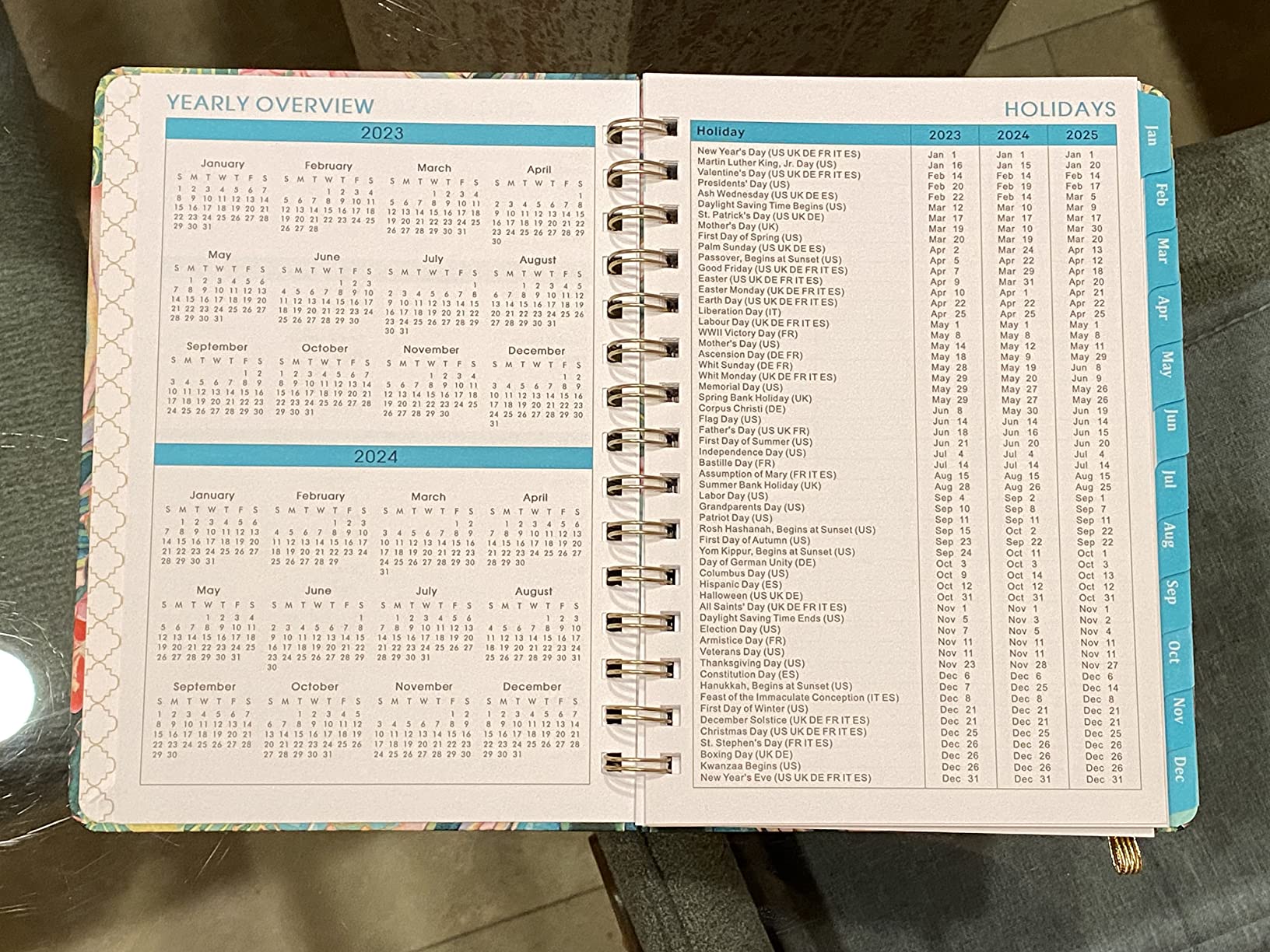 Daily Planner Undated - 6.8 x 8.5 Inches, To Do List Notebook and Planner with Hourly Schedule, Spiral To do List Notepad to Organize Your Tasks And Appointments, 120 Pages, Inner Pocket customer photo 1