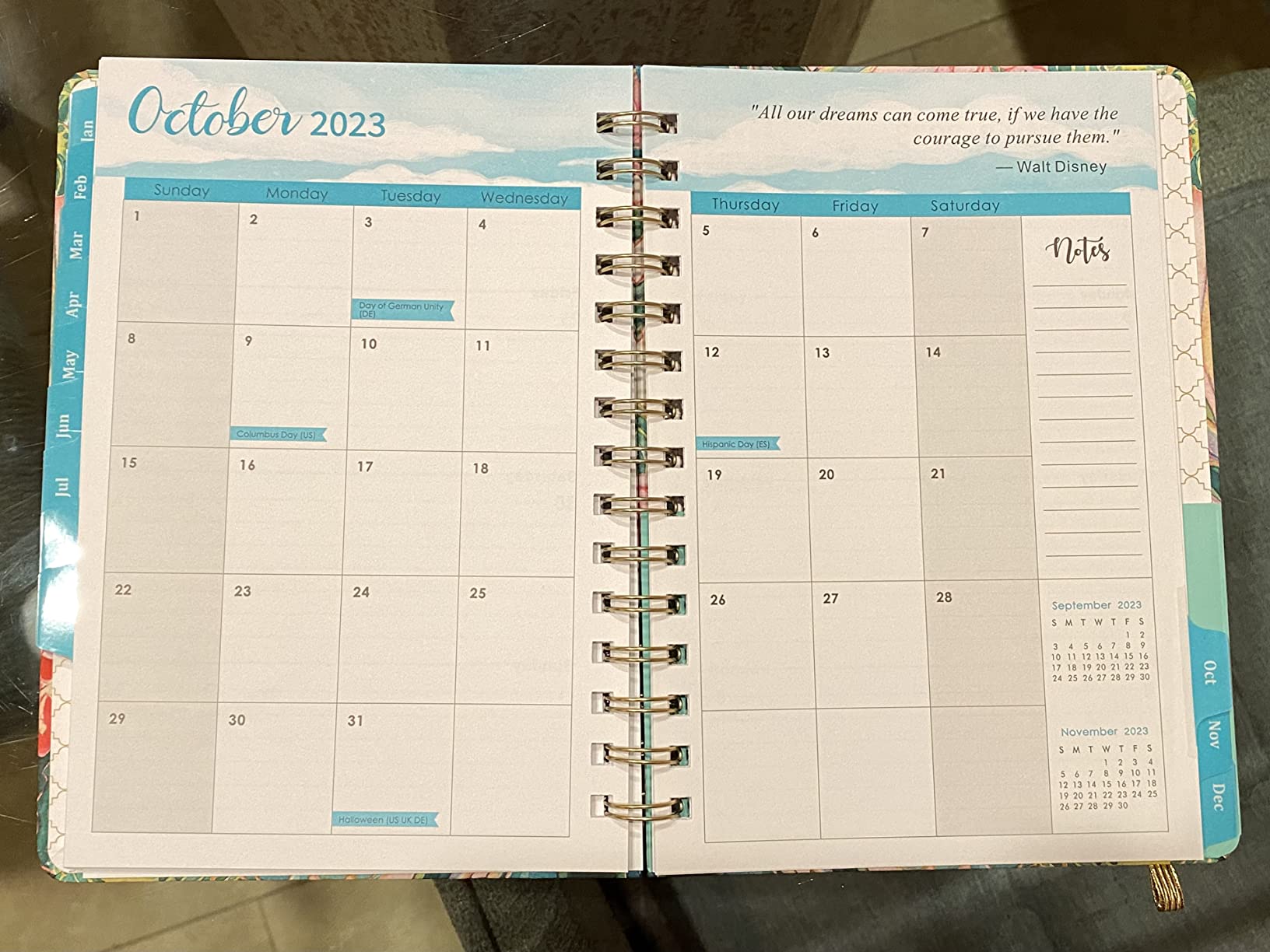 Daily Planner Undated - 6.8 x 8.5 Inches, To Do List Notebook and Planner with Hourly Schedule, Spiral To do List Notepad to Organize Your Tasks And Appointments, 120 Pages, Inner Pocket customer photo 2