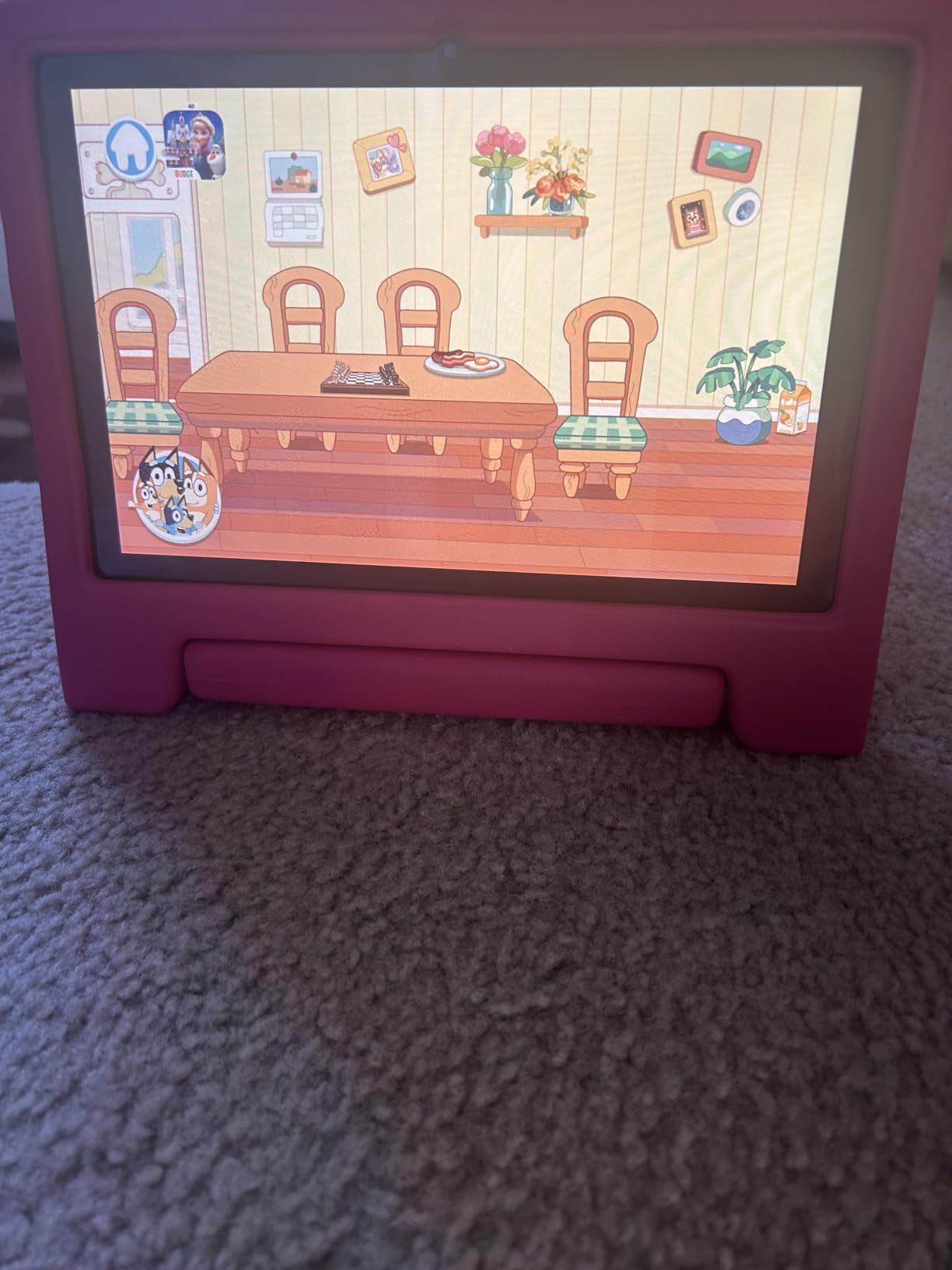 ApoloSignage 2026 Android 15 Kids Tablet, 10 Inch HD Display, 8GB RAM, 64GB ROM (Expandable to 1TB), with Kids Space, Parental Controls, Long-Lasting Battery (Blue) customer photo 1