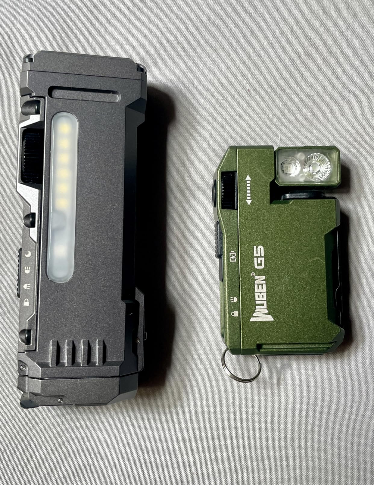 WUBEN X4 EDC Rechargeable Flashlight with RGB Light, LED Flashlight 1500 High Lumens with Tactical Switch and Magnetic customer photo 2