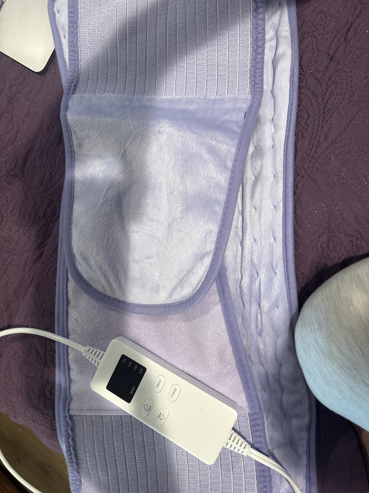 Heating Pad for Period Cramps, Upgraded Wrap Heating Pad for Back Pain Relief, Large 12''x 24'' Heat Pad +26