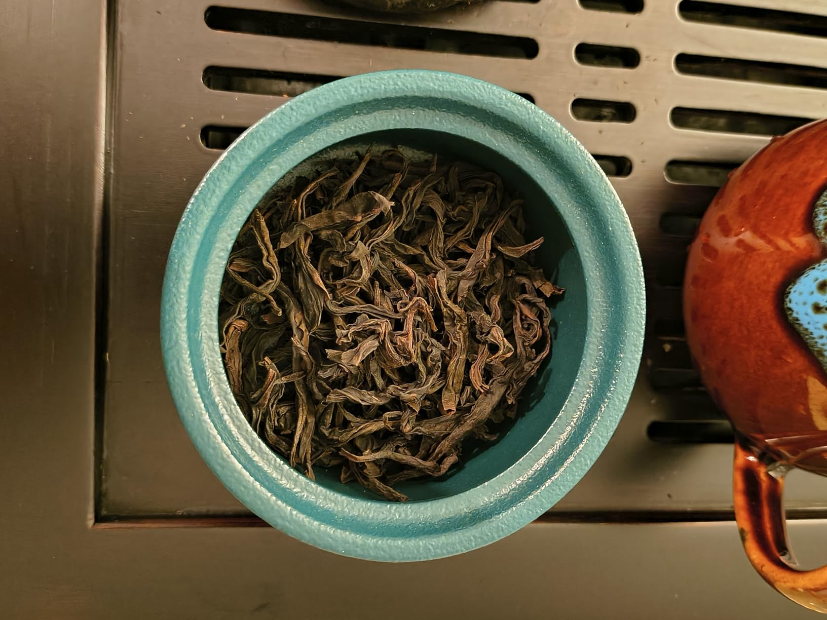 luoptea Da Hong Pao Rock Oolong Tea with Floral Aroma- Handcrafted Premium Oolong Loose Leaf from our Own Family Tea Garden in Wuyi Mountain, China -Handpicked & Charcoal Roasted for Rich (150g) customer photo 1