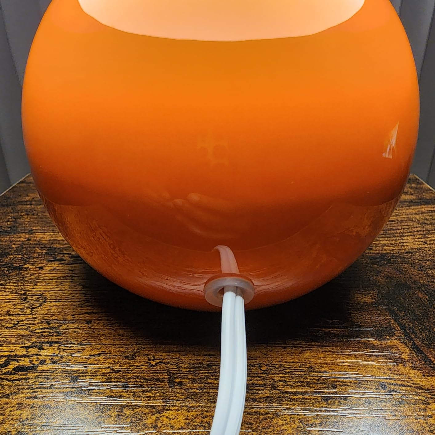 Mushroom Table Lamp for Bedroom, Cozy Bedside Lamp with Glass Shade, Stepless Dimmable Nightstand Lamp for Relaxing Bedroom Decor & Aesthetic Home (White) customer photo 2