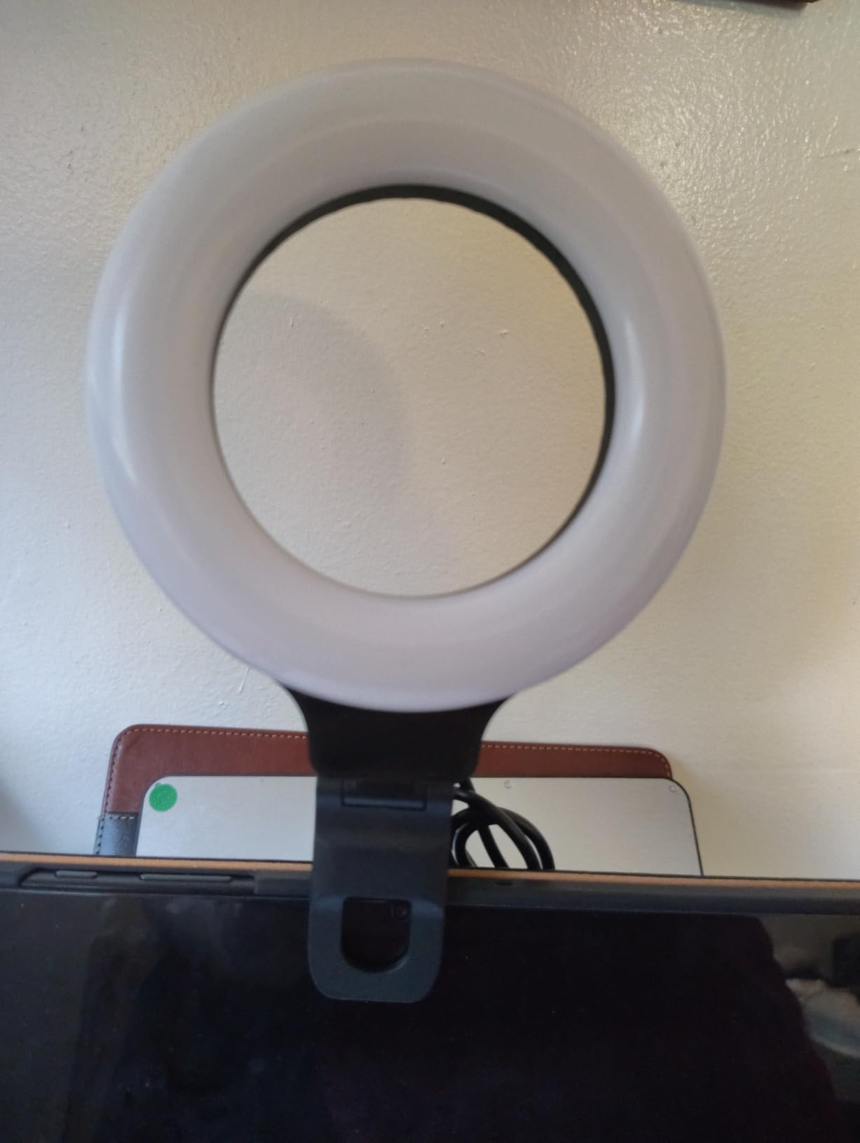 Ring Light for Video Conference Lighting, 360°Adjustable, Portable LED Video Conference Lighting for Monitor customer photo 2