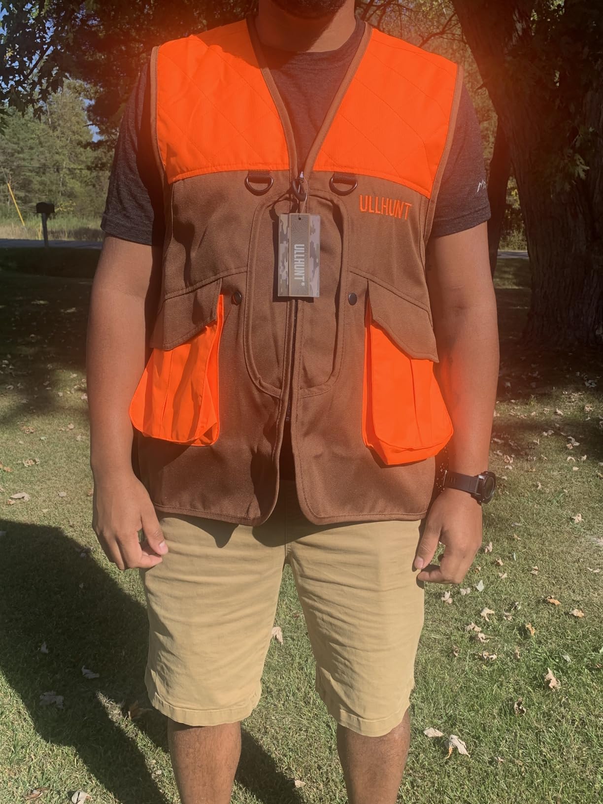 UIIHUNT Upland Hunting Vest, Bird Game Vest with Front Pockets & Back Game Pouch, Lightweight Field Vest for Men and Women customer photo 2
