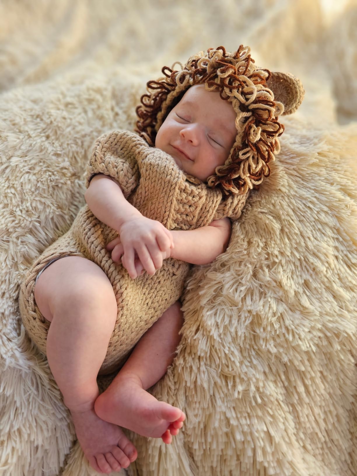 M&G House Newborn Photography Outfits Baby Crochet Knitted Photoshoot Props Animal Costume Set customer photo 1