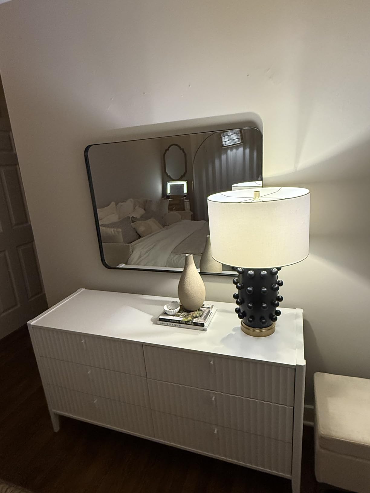 Arched Wall Mirror 30x20 Inch Gold Bathroom Vanity Mirror with Metal Frame, Modern Arch Mirror for Bedroom, Living Room, Entryway, Wall Mounted Decorative Mirror customer photo 1