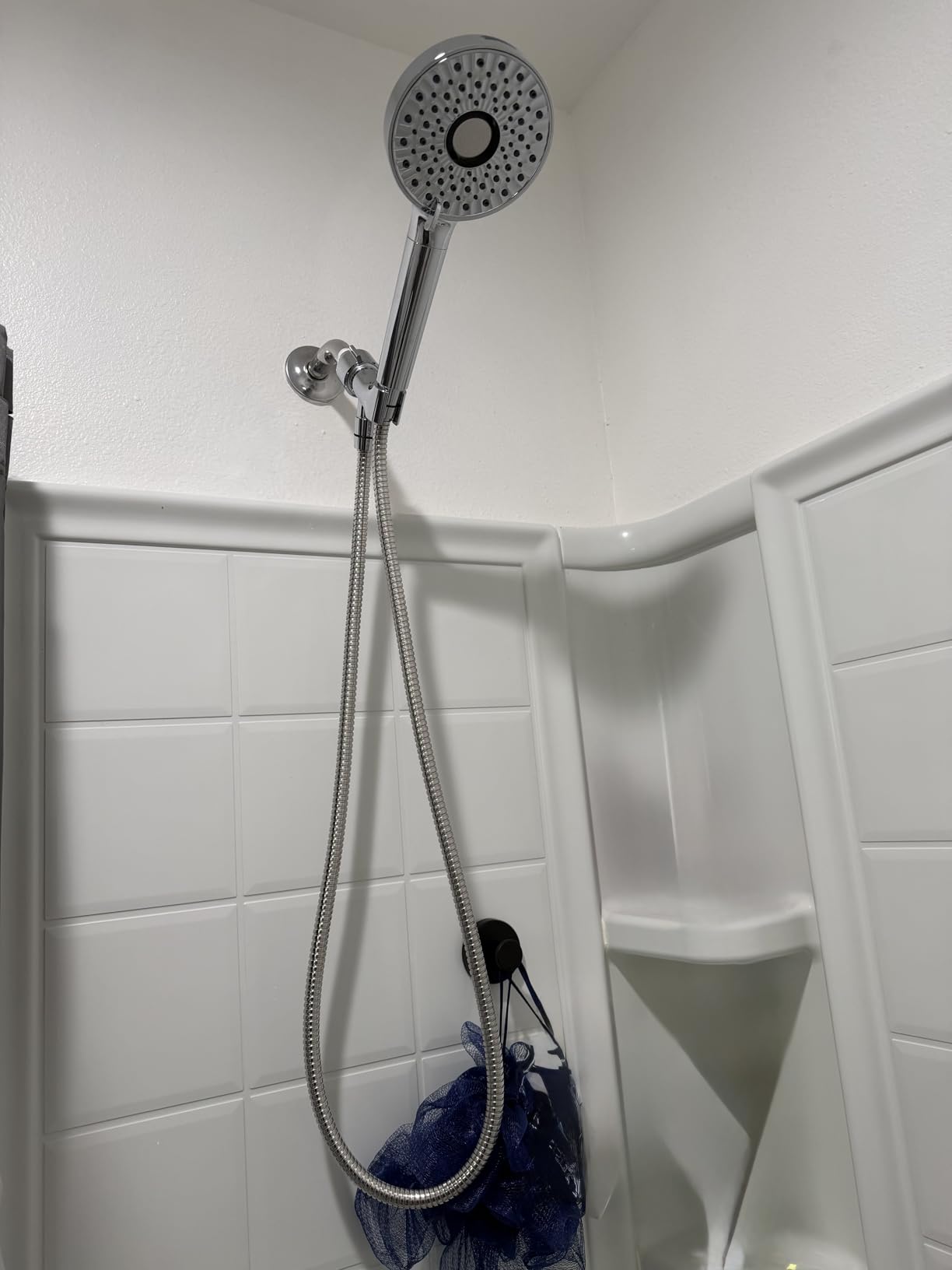 Magichome Filtered Shower Head with Handheld, High Pressure 10-Spd Detachable Chrome Showerhead with Stainless Hose, Water Softener Filter Beads for Hard Water - Remove Chloramine, Reduce Dry Itchy Skin customer photo 1