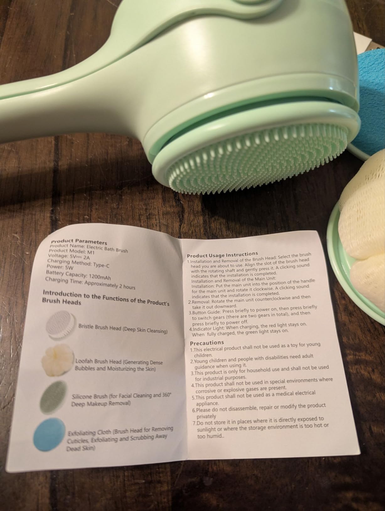 Electric Back Scrubber for Shower - Waterproof Rechargeable Exfoliating Brush for Deep Cleansing, Soft Bristles for Sensitive Skin, Dry/Wet Use for Back, Arms & Legs customer photo 2