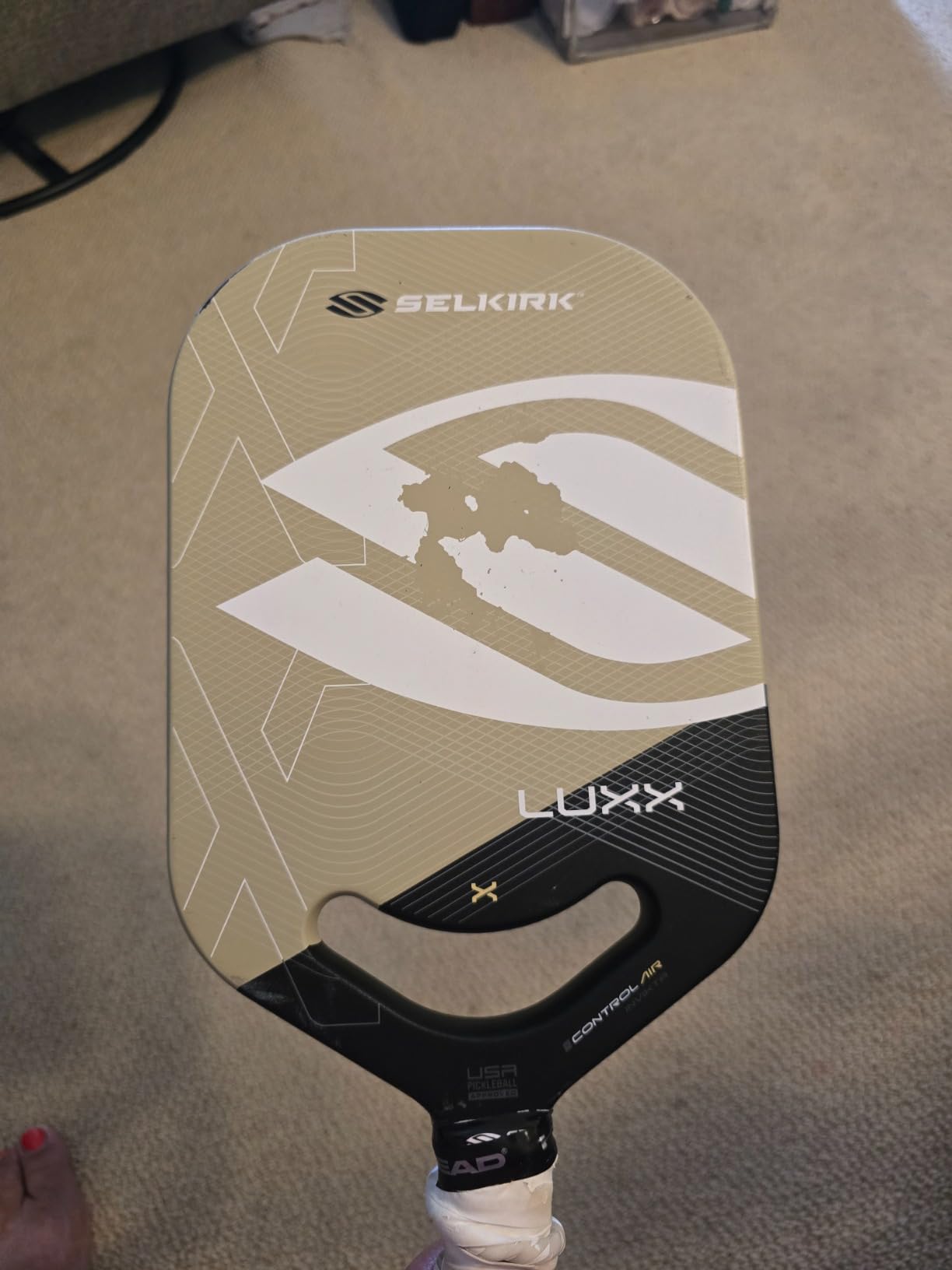 Selkirk Sport LUXX Control Pickleball Paddles | Carbon Fiber Pickleball Paddle with Polypropylene X7 Core | InfiniGrit Surface Technology customer photo 1