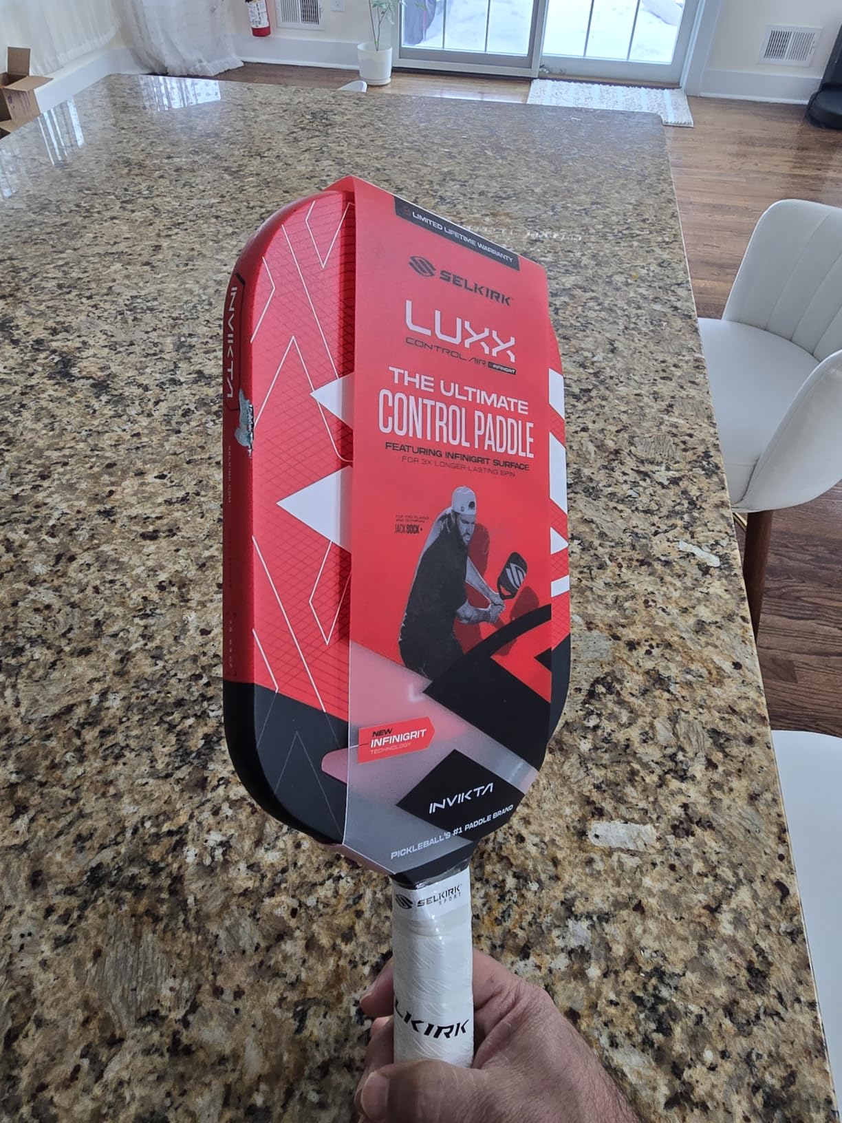 Selkirk Sport LUXX Control Pickleball Paddles | Carbon Fiber Pickleball Paddle with Polypropylene X7 Core | InfiniGrit Surface Technology customer photo 2