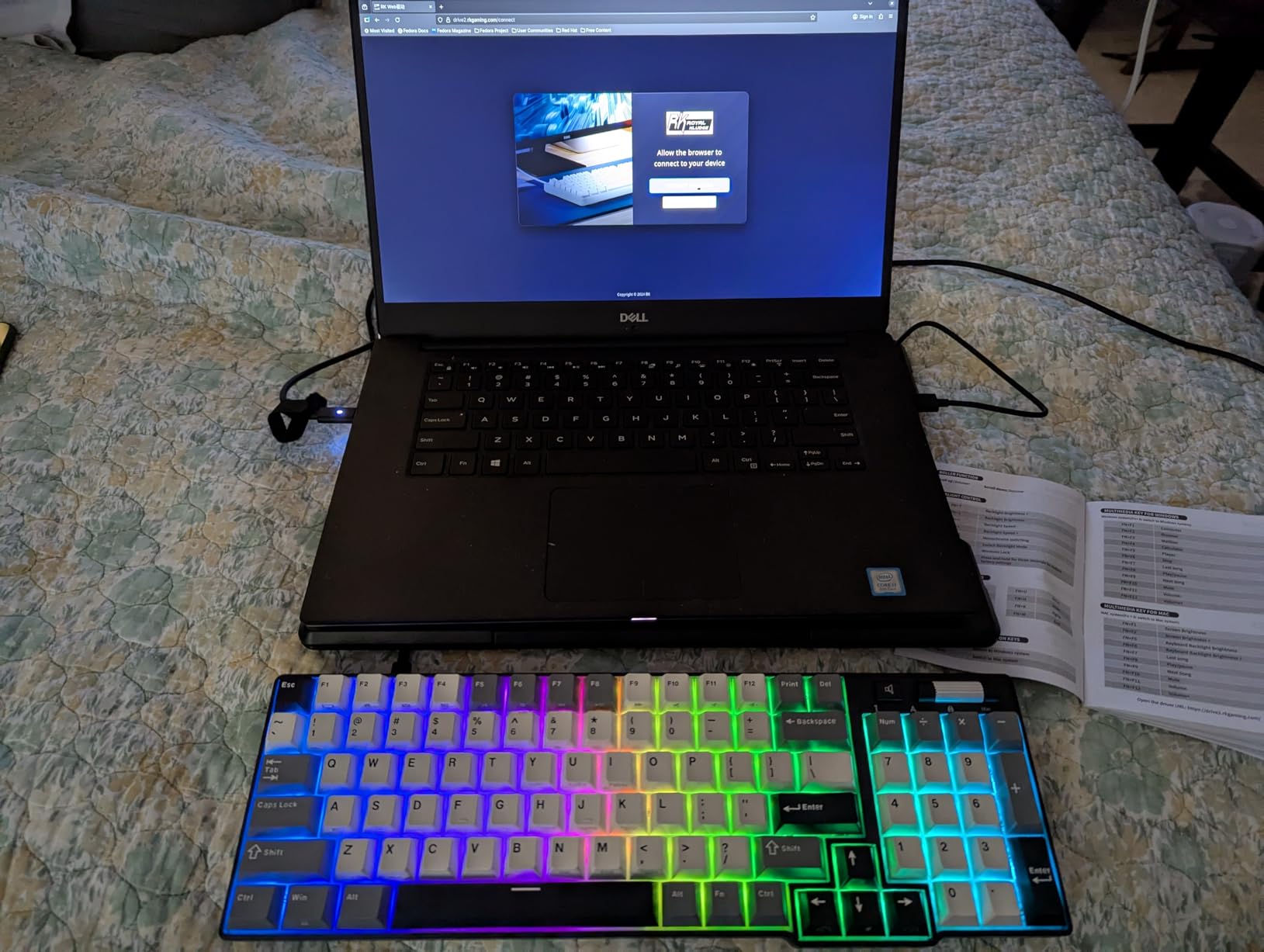 RK ROYAL KLUDGE C96 HE Mechanical Gaming Keyboard, Hall Effect Magnetic Switch, Hot Swappable 90% Wired RGB Keyboard w/Wrist Rest, Rapid Trigger Adjustable Actuation, 8K Polling Rate, Pro Web Driver customer photo 2