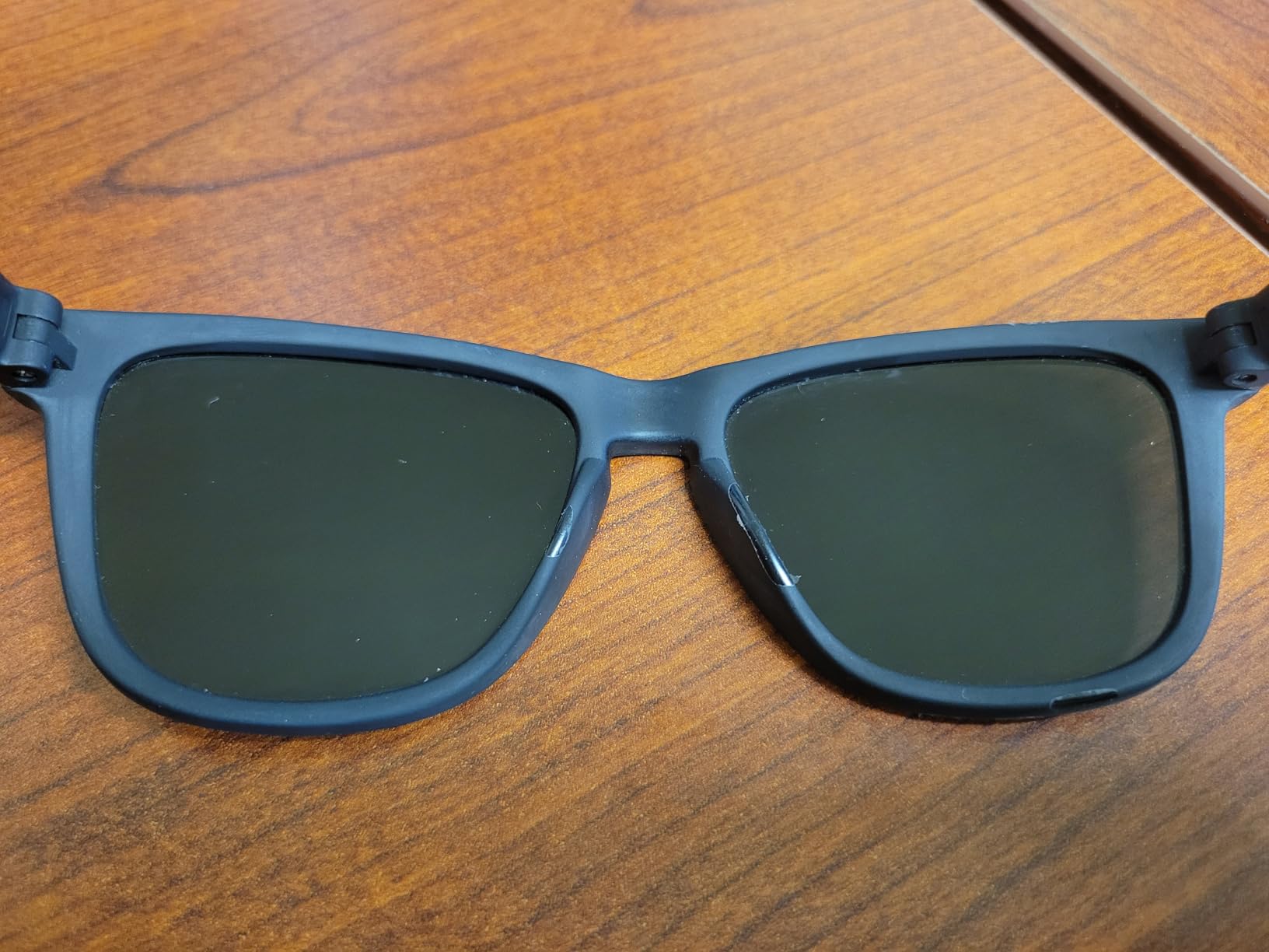 goodr A Unicorn's Calamity Polarized Sunglasses, Medium Sized (OG), Black Solid Frames with Black Non-Reflective Glare Reducing Lenses, UV400 Protection, No Slip, No Bounce customer photo 2