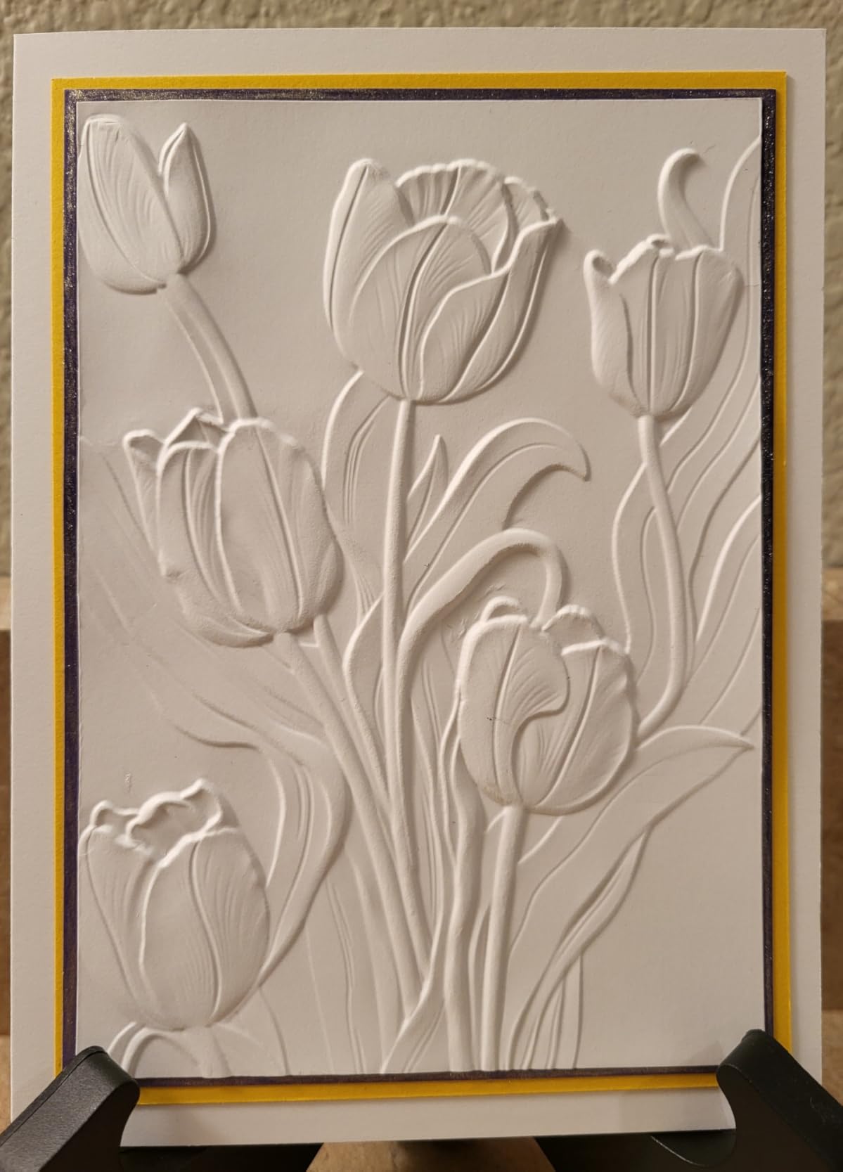 Elegaperma 3D Embossing Folders, Lily Pattern Embossing Folder for Card Making, Floral Embossing Plates, Embossing Folders Clearance for Scrapbooking Photo Album and DIY Stationery customer photo 1