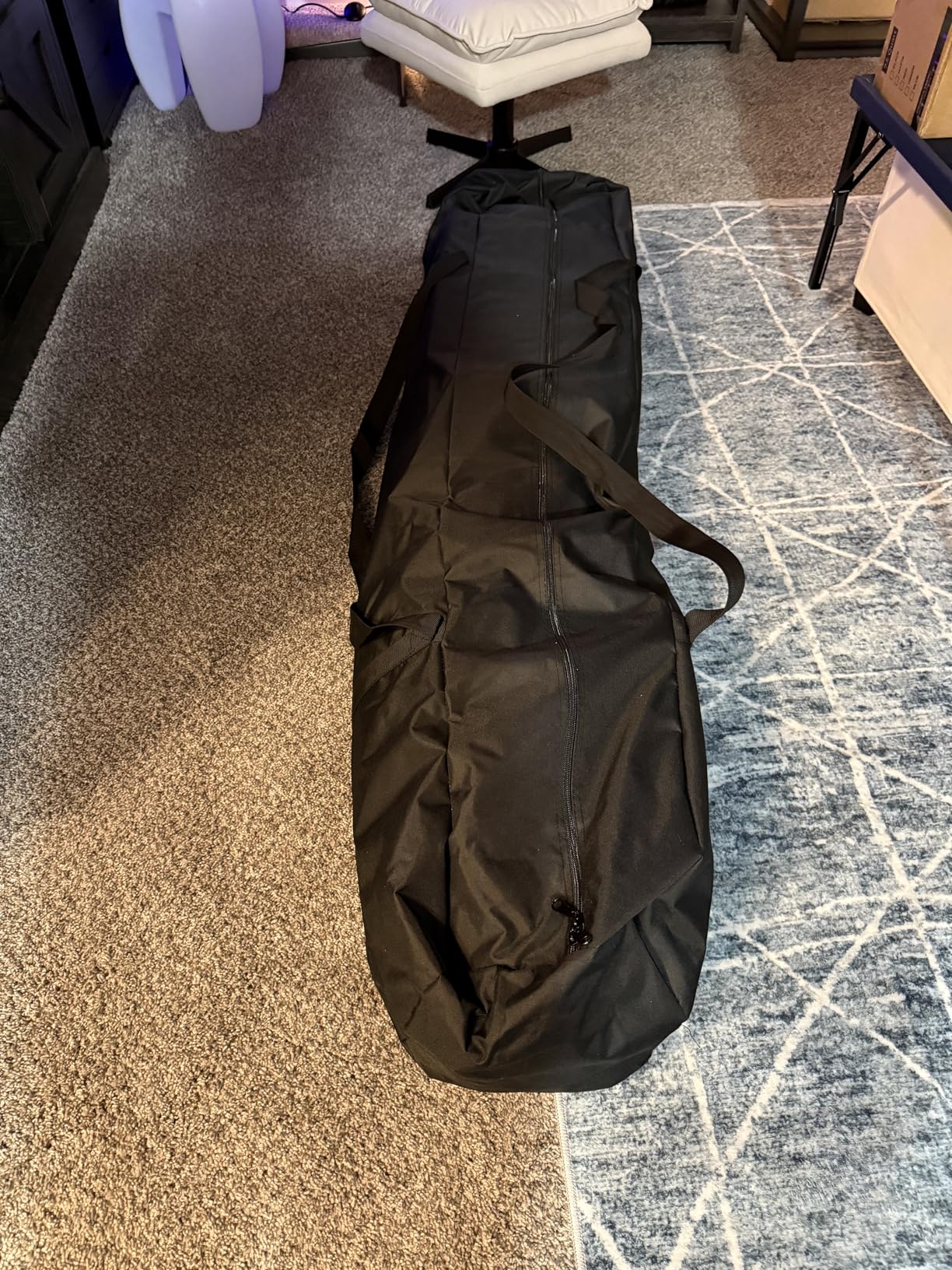 Albott Insulated Pop-Up Ice Fishing Tent, 4-5 Person Ice Shanty with 3-Layer Oxford Fabric, Waterproof Rain Cover, Chimney Vent, Anchors, Ropes, Carry Bag, Insulated and Warm Large Fishing Area customer photo 2
