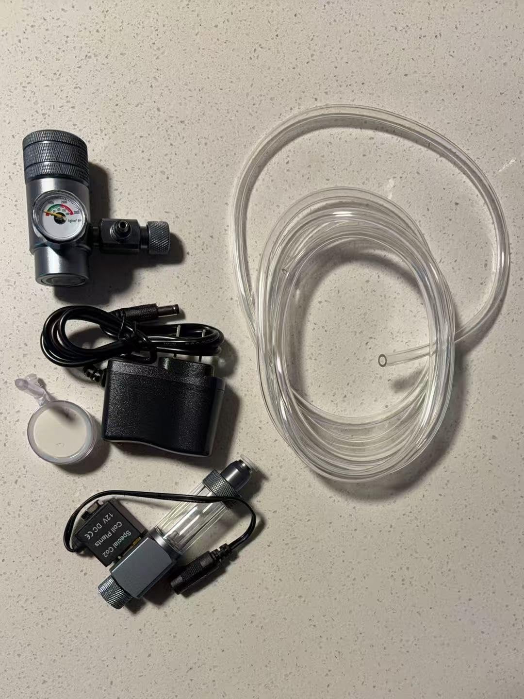 FZONE Aquarium CO₂ Regulator Kit, Compact Aquarium CO₂ System with Diffuser, Upgraded DC Solenoid and Bubble Counter Check Valve, for Establishing CO₂ System in Aquatic Plant Tank customer photo 1