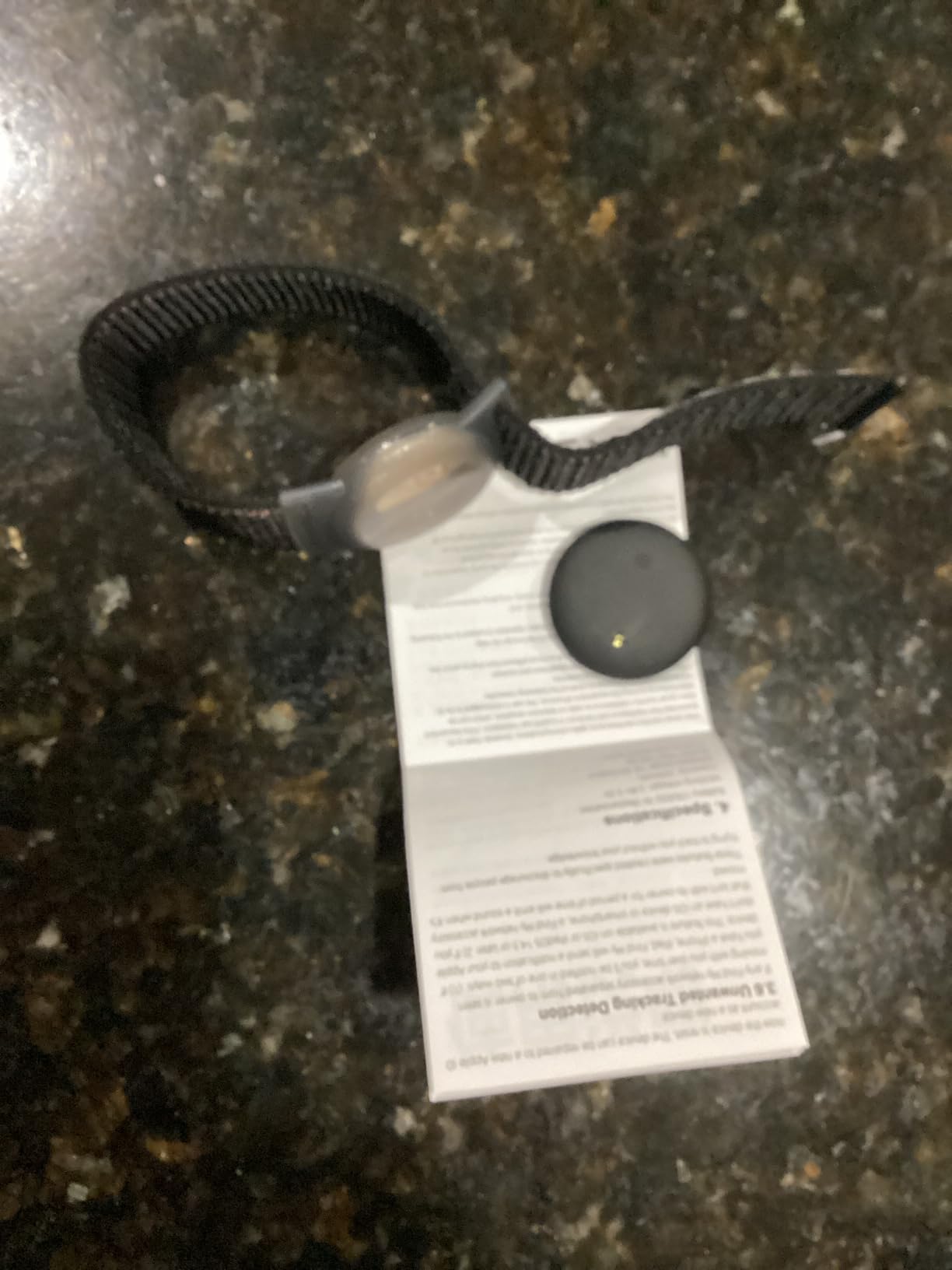 GPS Tracker for Kids (iOS Only) Real Time Mini Locator Watch Band for Teens Special Needs and Elderly Hidden Tracking Device Works with Apple Find My No Monthly Fee customer photo 2