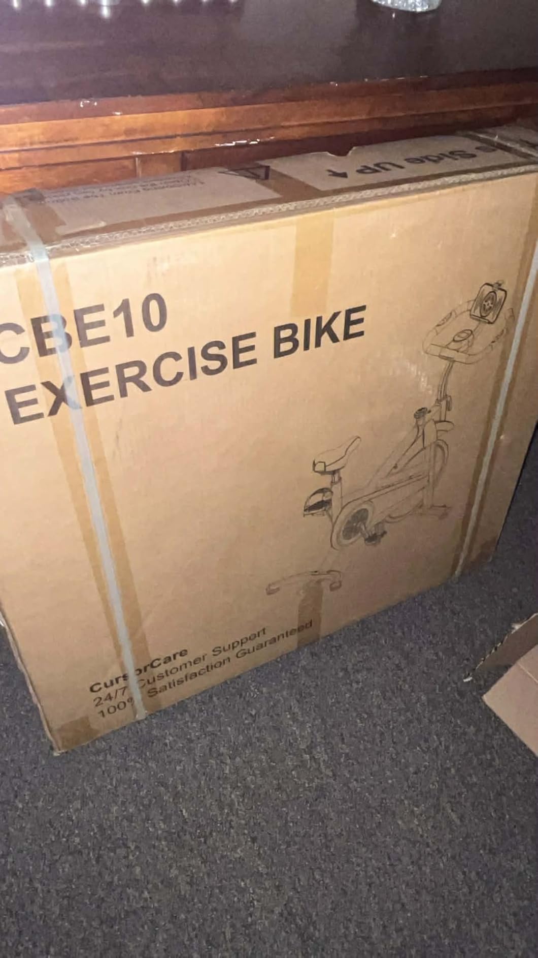 CURSOR FITNESS Recumbent Exercise Bike, Quiet Recumbent Stationary Bike for Adults & Seniors, Magnetic Stationary Bike with 16-Level Resistance, Supports 350LB, Heart Rate Handle & LCD Display customer photo 2