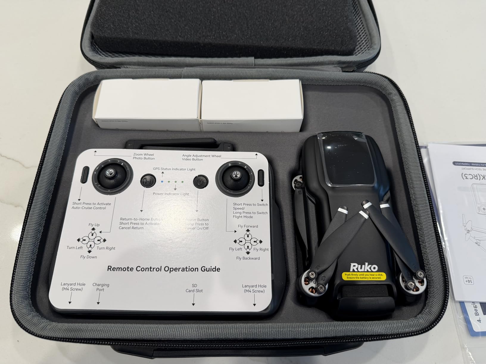 Ruko U11MINI 4K (RC3), Professional 8K Drone with 5.5