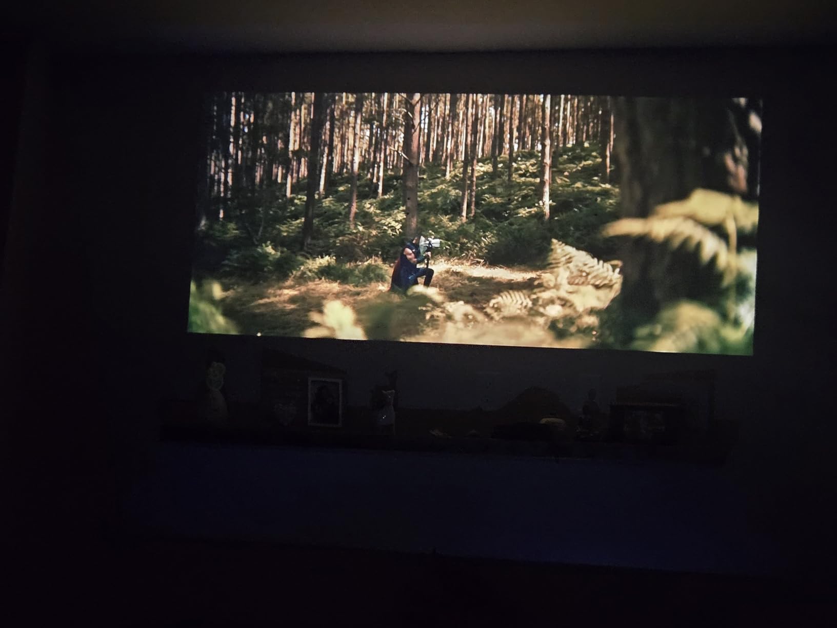 [3500 ANSI/ Official Apps/65W Audio] Outdoor 4K Projector with WiFi and Bluetooth, Auto Focus, Auto Keystone Smart Projector Support DoIby Audio, 2026 Upgrade GO2 Short Throw Projector with 360°Stand customer photo 2