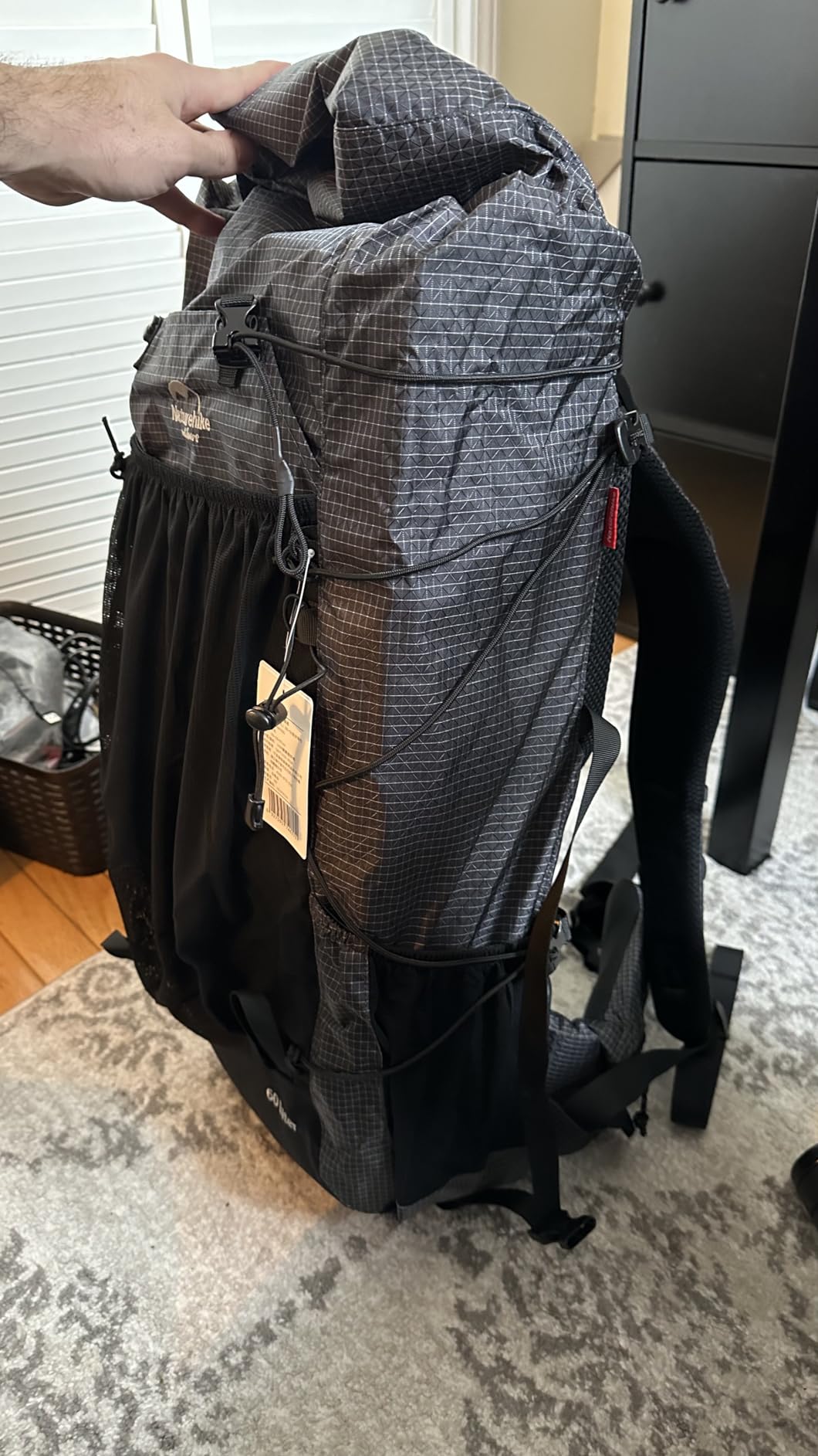 Naturehike 45L Rock Internal Frame Hiking Backpack for Outdoor Camping Travel Backpacking with Rain Cover Ultralight Backpack for Adults customer photo 2