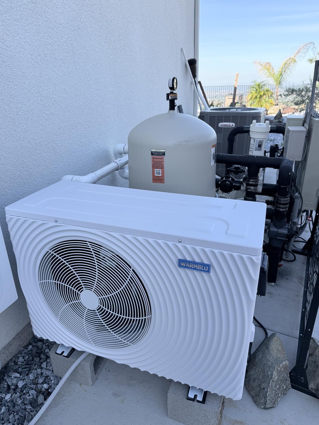 H18 Swimming Pool Heat Pump 60,000BTU 21,000 Gal High Efficiency COP16 Energy Save 45% Above Smart Inverter Control 220V customer photo 1