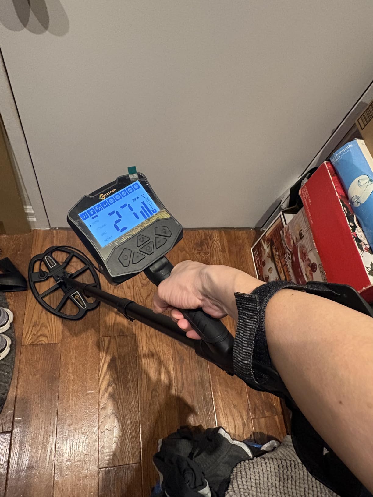 Metal Detector, Professional Metal Detector for Adults With High Accuracy 12.8